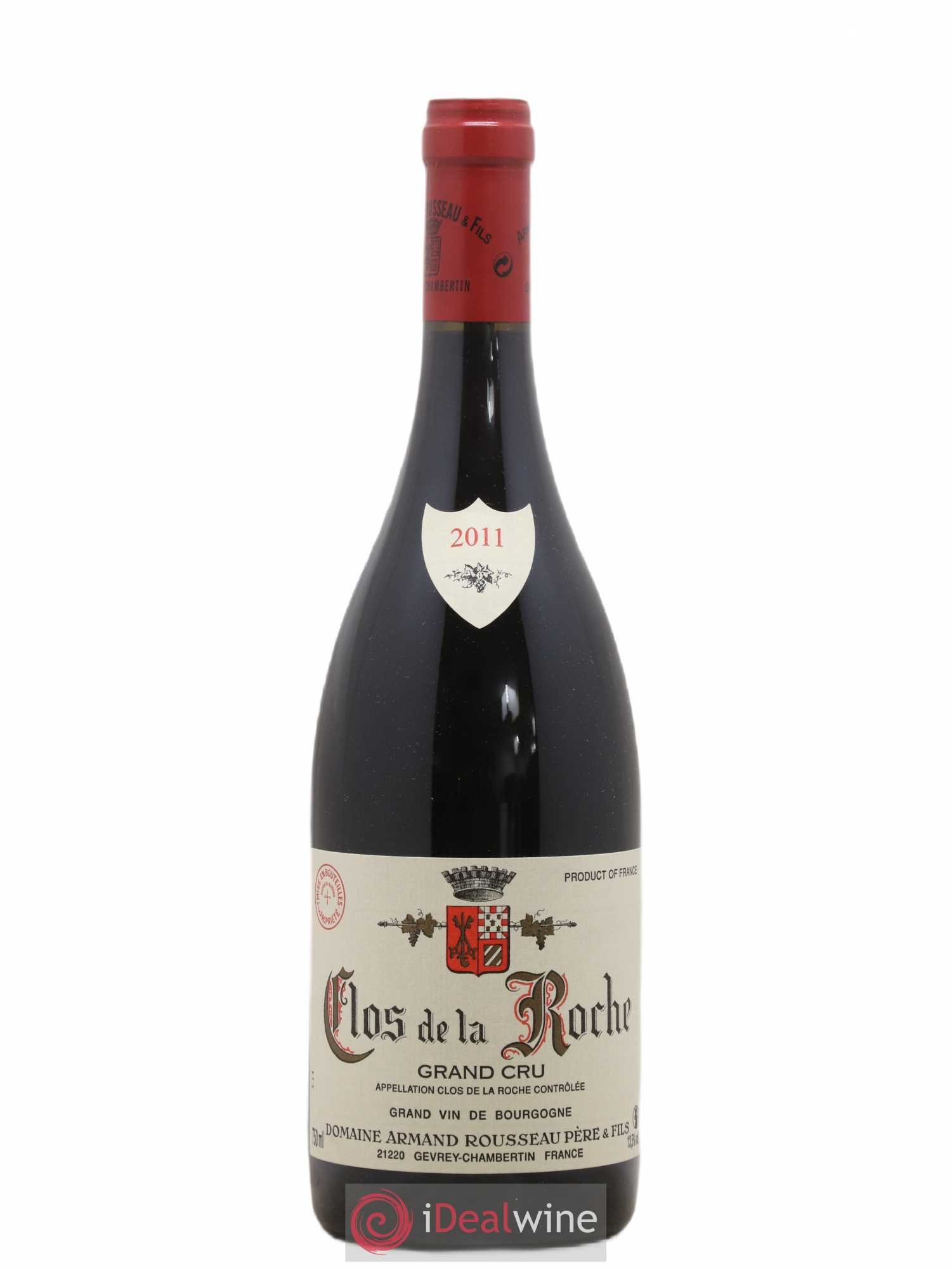 Clos de la Roche Grand Cru Armand Rousseau (Domaine) 2011 - Lot de 1 bouteille - 0