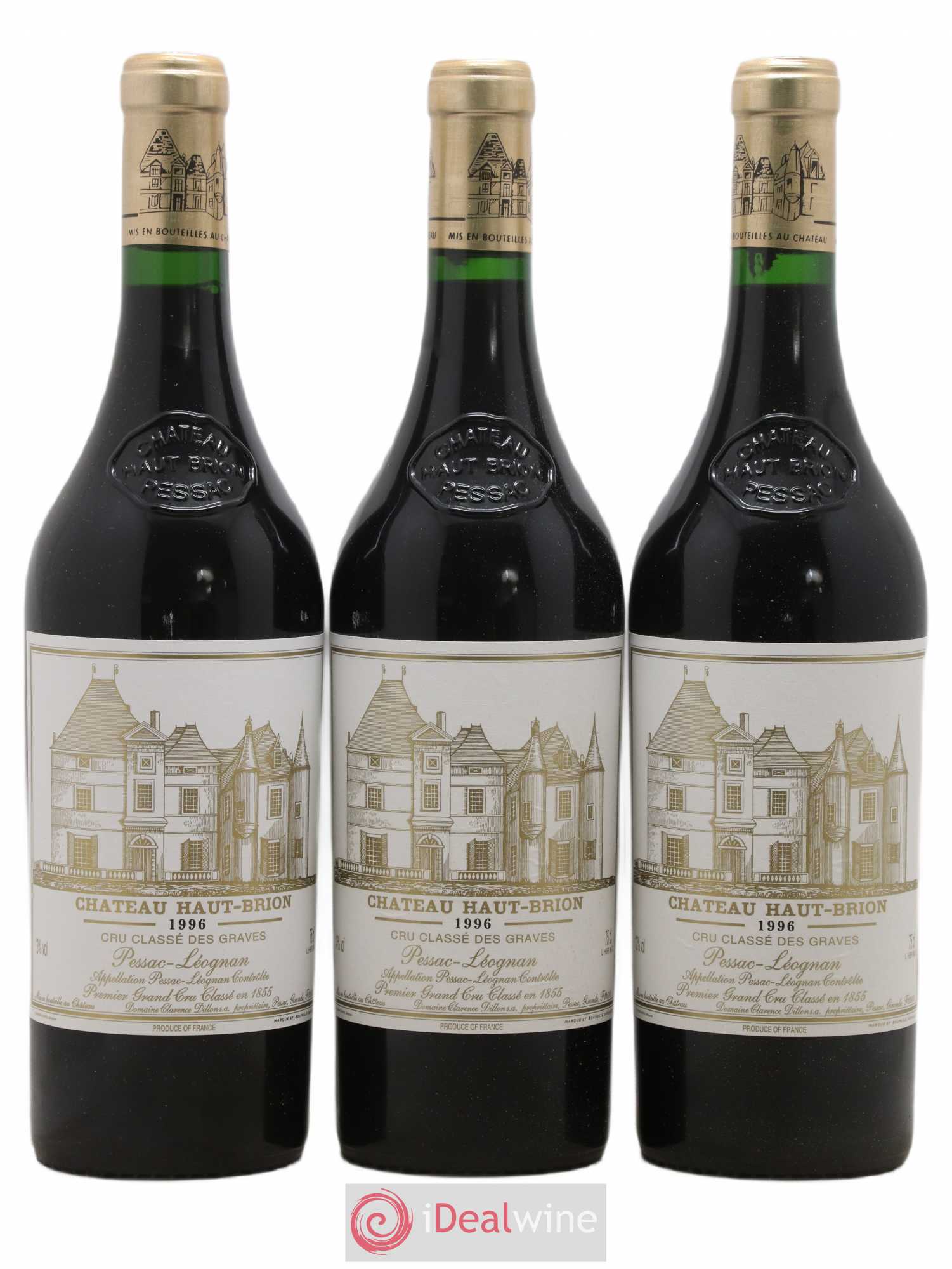 Château Haut Brion 1er Grand Cru Classé 1996 - Lot de 12 bouteilles - 1