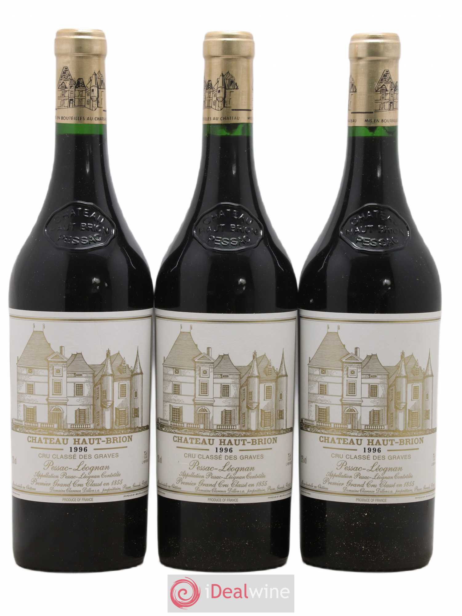 Château Haut Brion 1er Grand Cru Classé 1996 - Lot de 12 bouteilles - 4