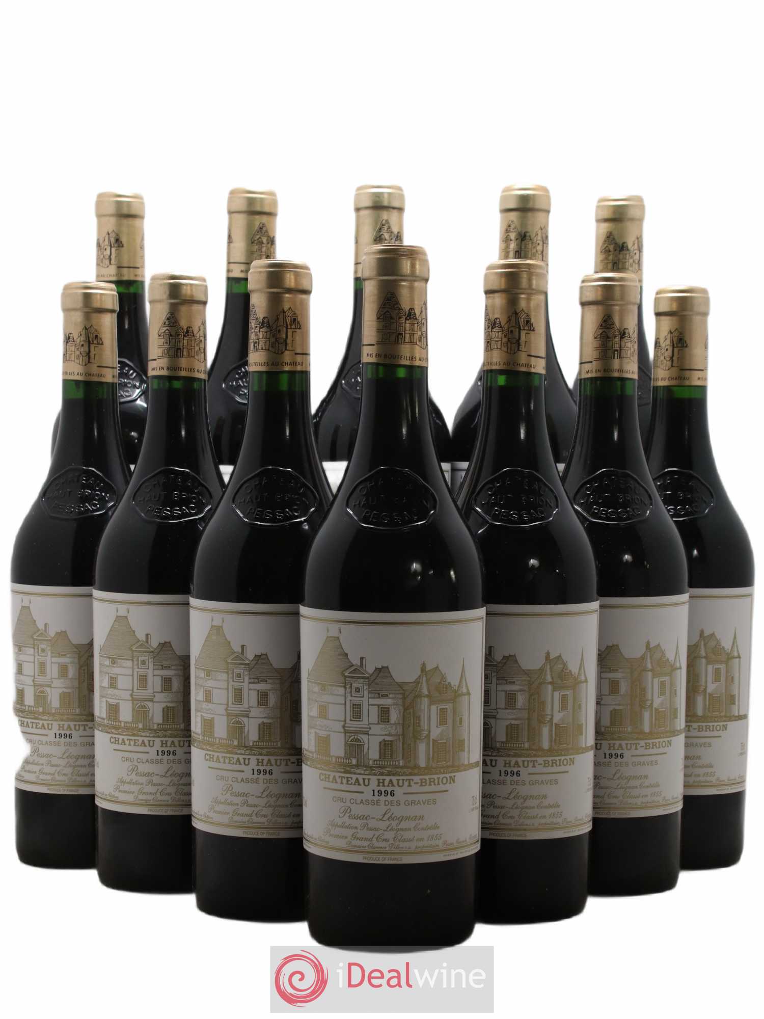 Château Haut Brion 1er Grand Cru Classé 1996 - Lot de 12 bouteilles - 0