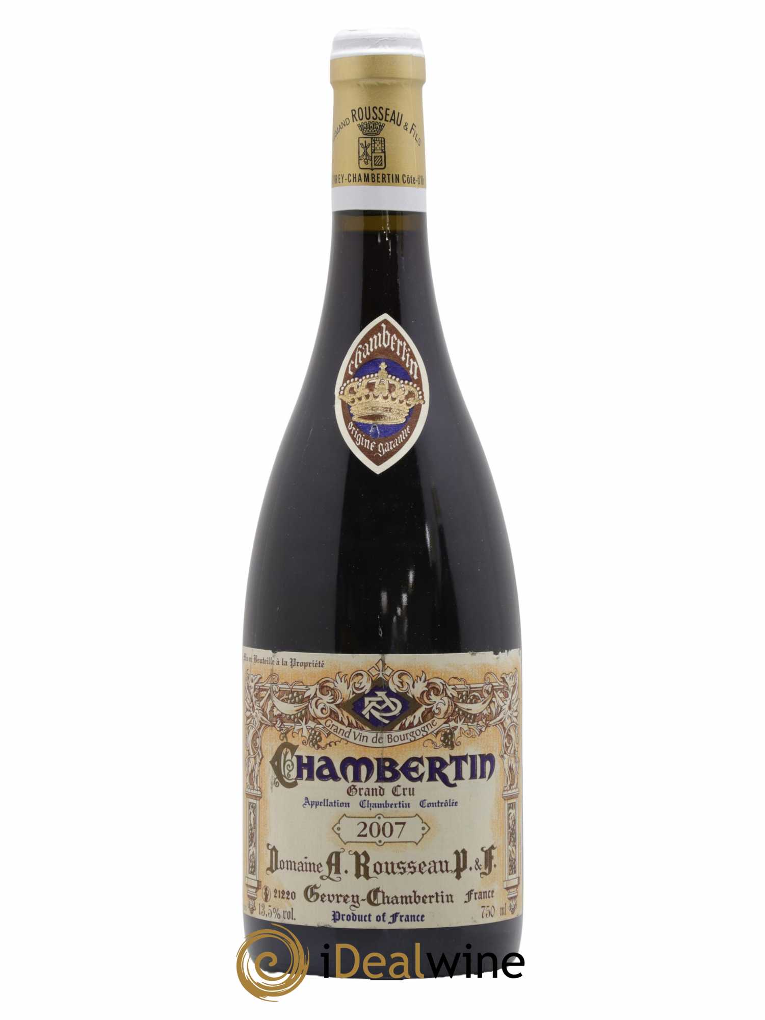 Chambertin Grand Cru Armand Rousseau (Domaine) 2007 - Lot de 1 bouteille - 0