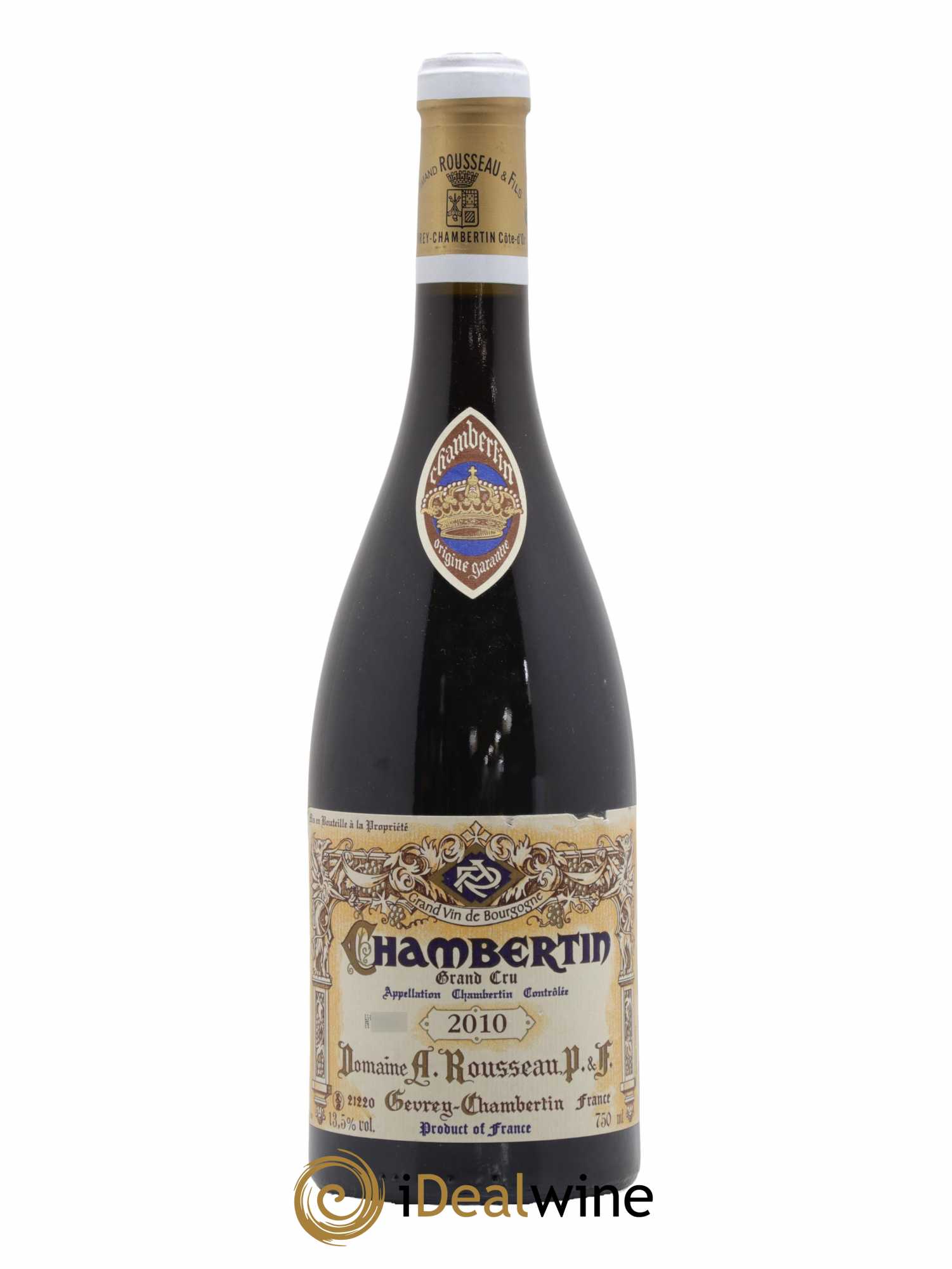 Chambertin Grand Cru Armand Rousseau (Domaine) 2010 - Lot de 1 bouteille - 0