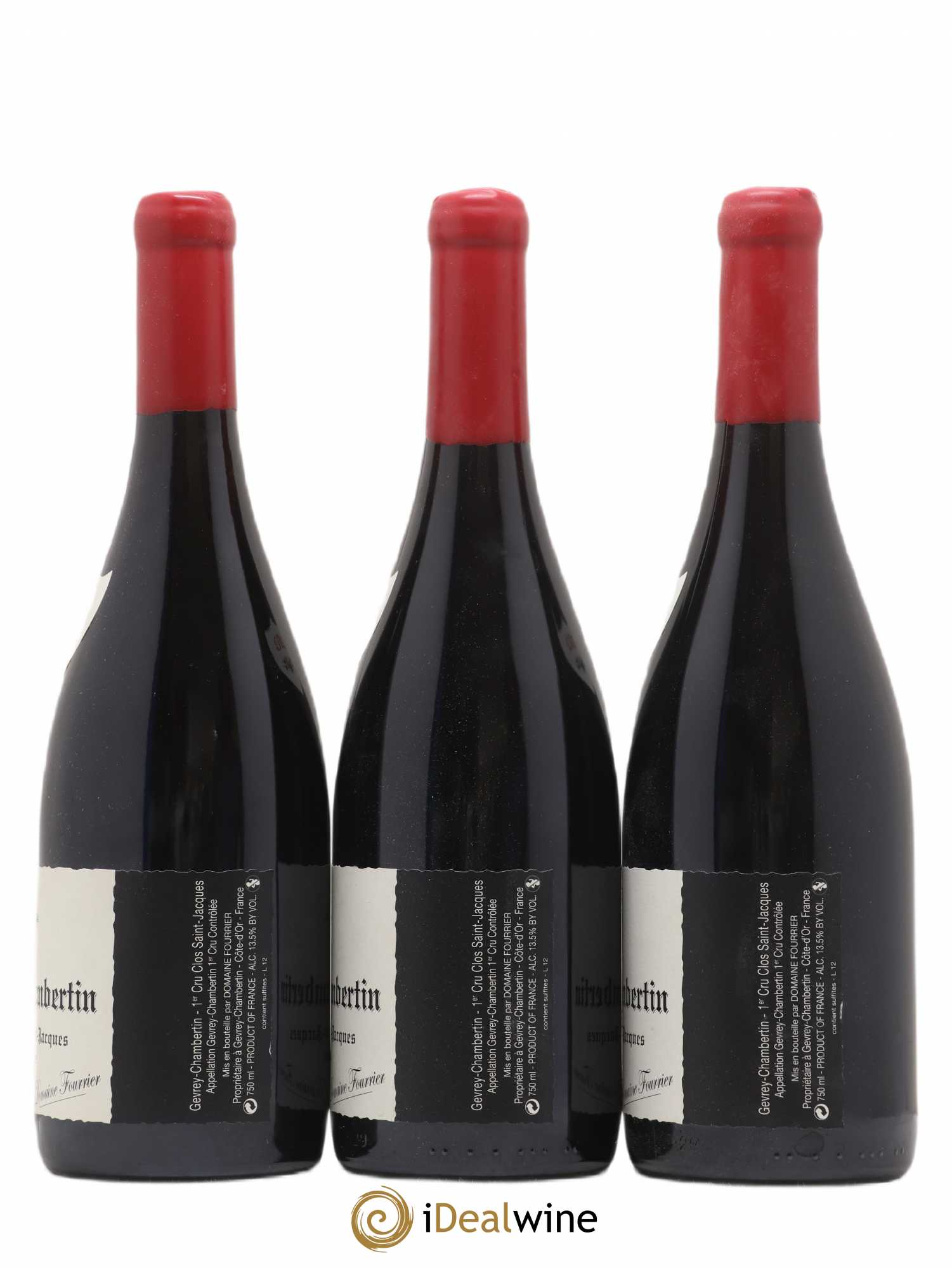 Gevrey-Chambertin 1er Cru Clos Saint-Jacques Vieille Vigne Fourrier (Domaine) 2013 - Lot de 3 bouteilles - 1