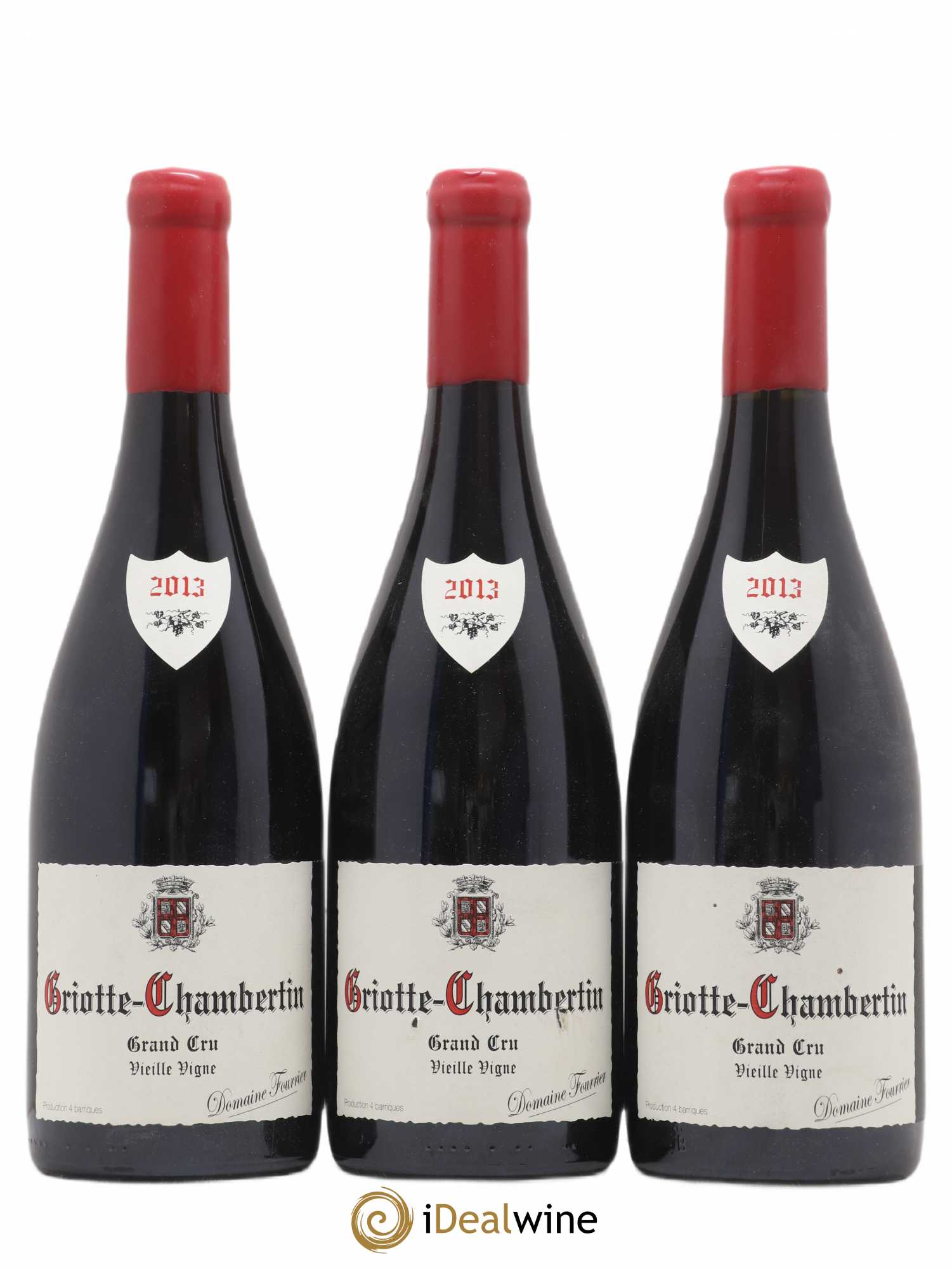 Griotte-Chambertin Grand Cru Vieille Vigne Fourrier (Domaine) 2013 - Lot de 3 bouteilles - 0