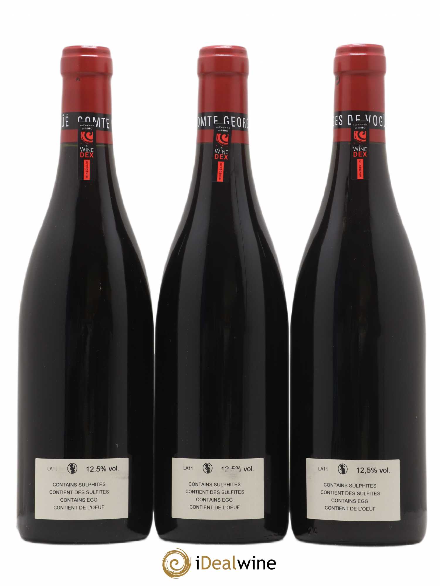 Chambolle-Musigny 1er Cru Les Amoureuses Comte Georges de Vogüé 2011 - Lotto di 3 bottiglie - 1
