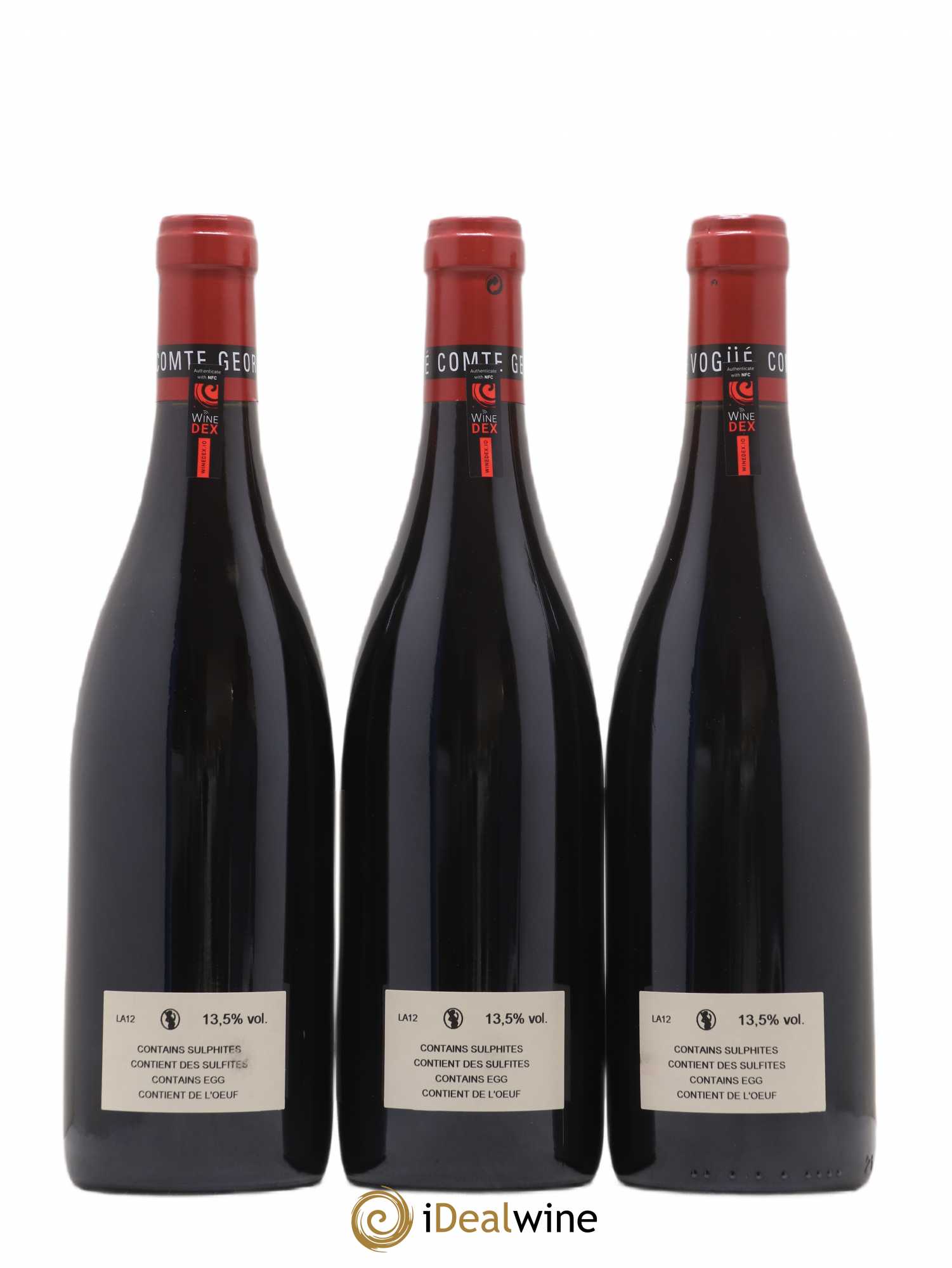 Chambolle-Musigny 1er Cru Les Amoureuses Comte Georges de Vogüé 2012 - Lot de 3 bouteilles - 1