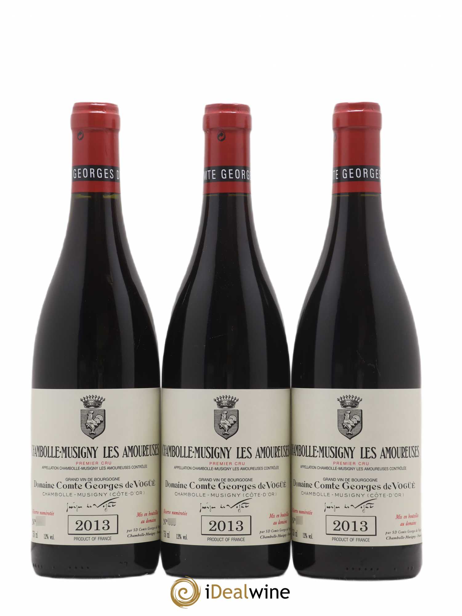 Chambolle-Musigny 1er Cru Les Amoureuses Comte Georges de Vogüé 2013 - Lot de 3 bouteilles - 0