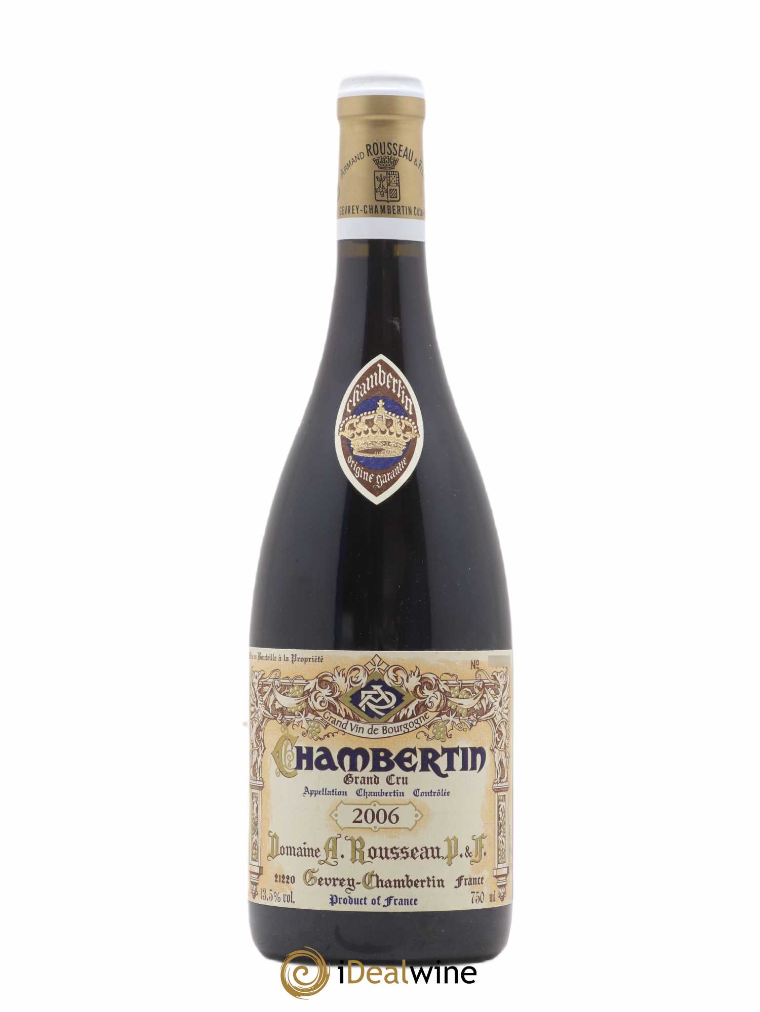Chambertin Grand Cru Armand Rousseau (Domaine) 2006 - Lot de 1 bouteille - 0