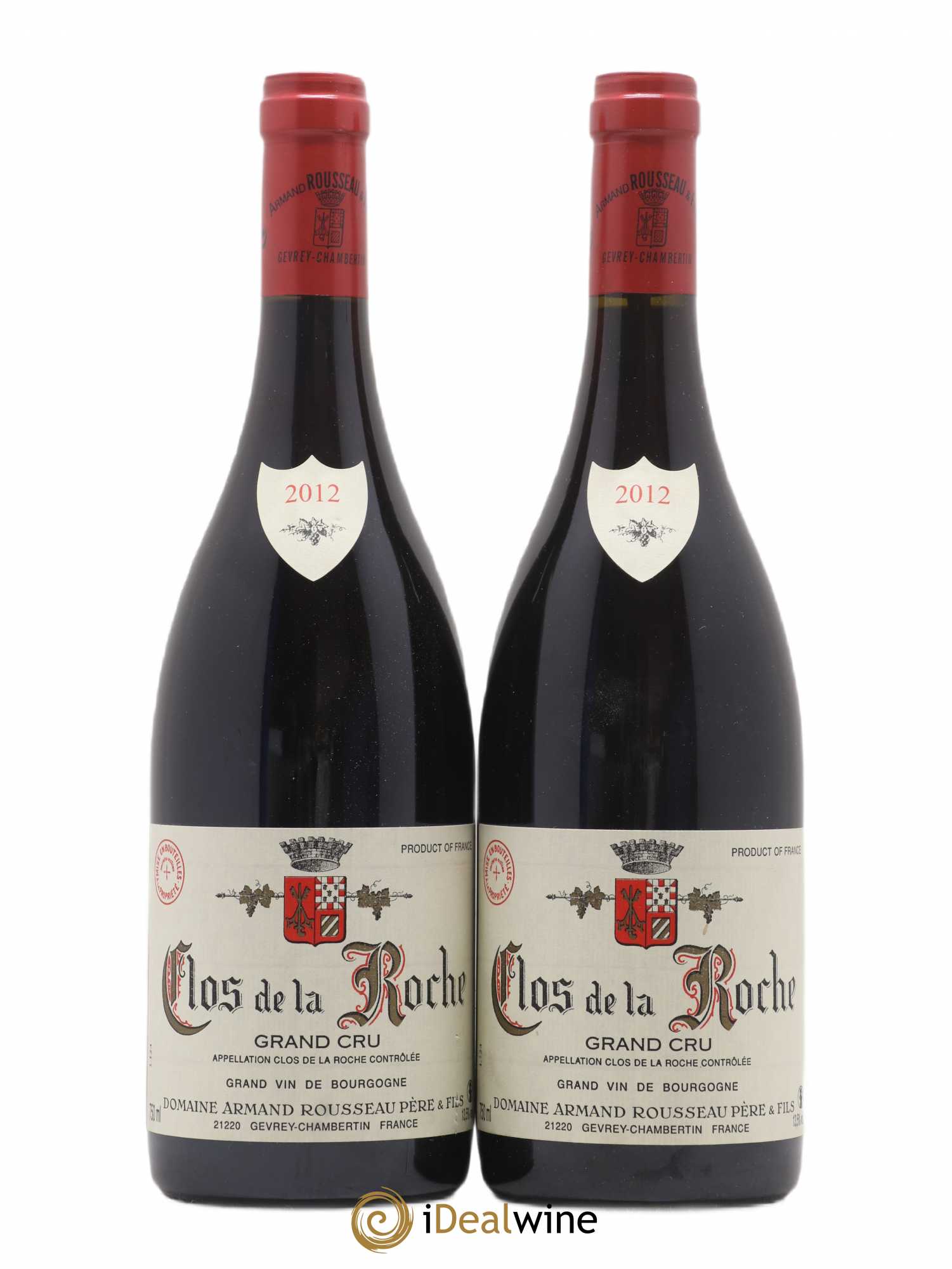 Clos de la Roche Grand Cru Armand Rousseau (Domaine) 2012 - Posten von 2 Flaschen - 0