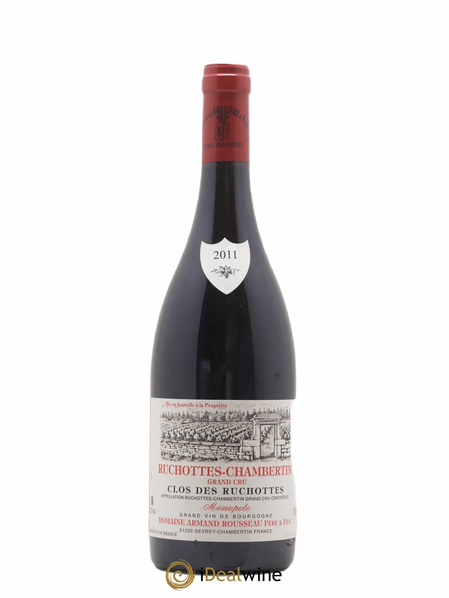 Ruchottes-Chambertin Grand Cru Clos des Ruchottes Armand Rousseau (Domaine) 2011 - Posten von 1 Flasche - 0