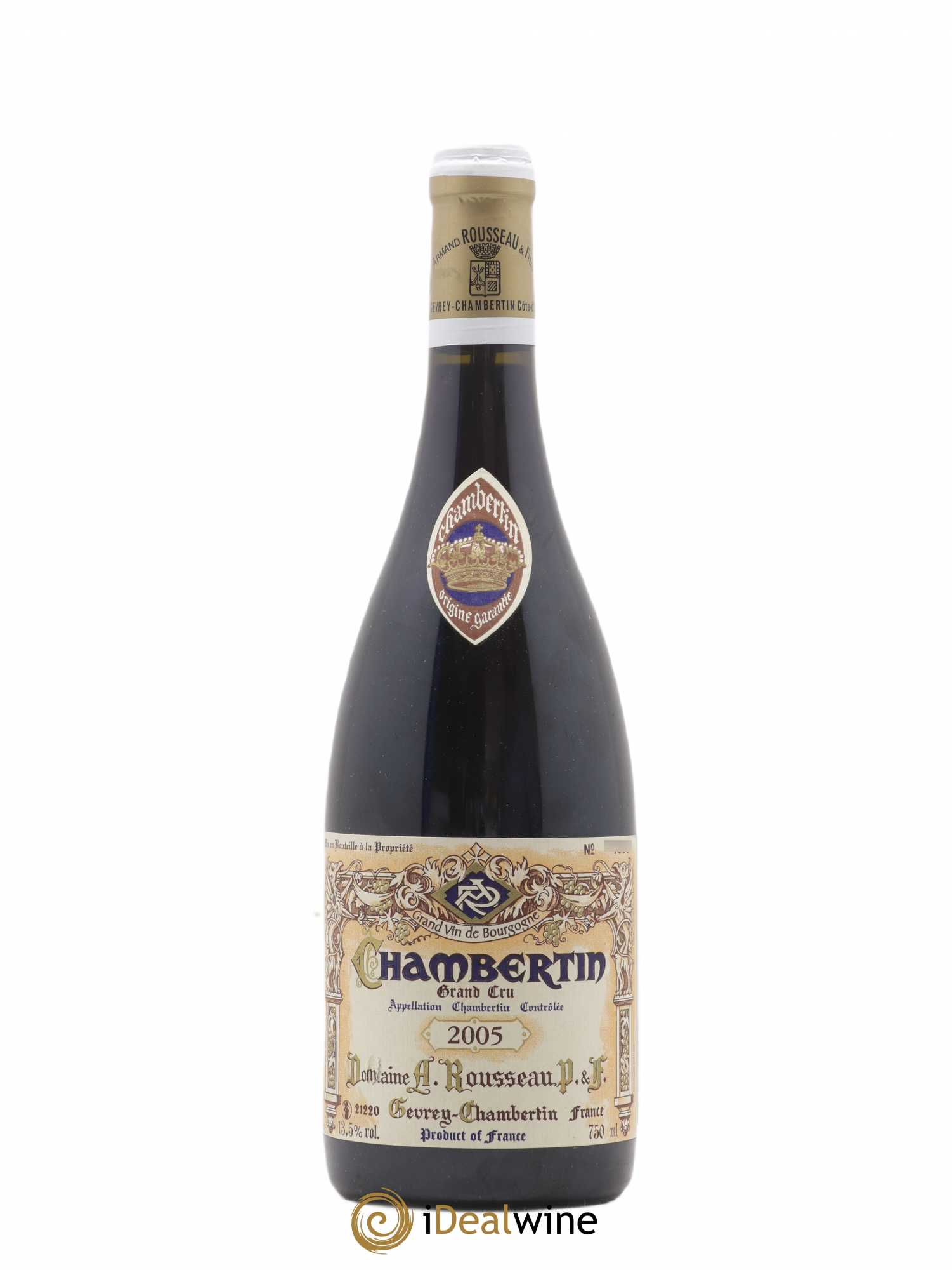 Chambertin Grand Cru Armand Rousseau (Domaine) 2005 - Lot de 1 bouteille - 0