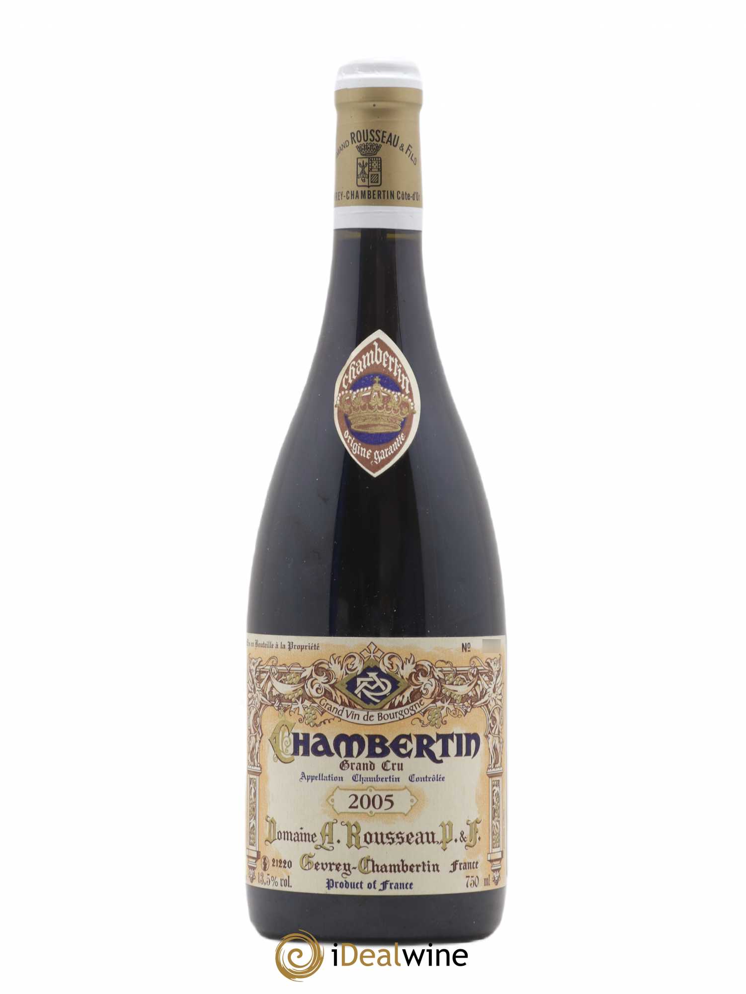 Chambertin Grand Cru Armand Rousseau (Domaine) 2005 - Lot de 1 bouteille - 0