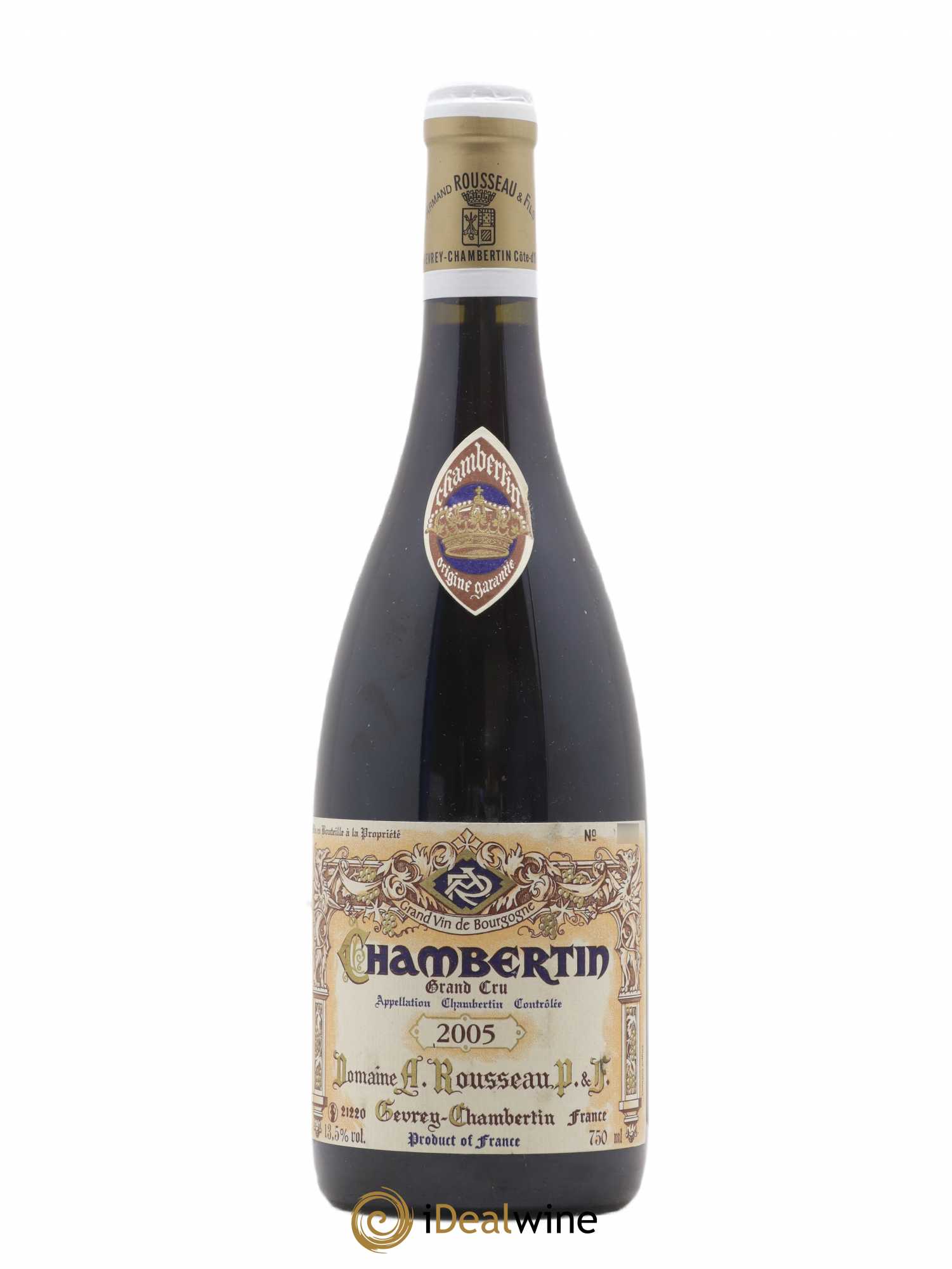 Chambertin Grand Cru Armand Rousseau (Domaine) 2005 - Lot de 1 bouteille - 0