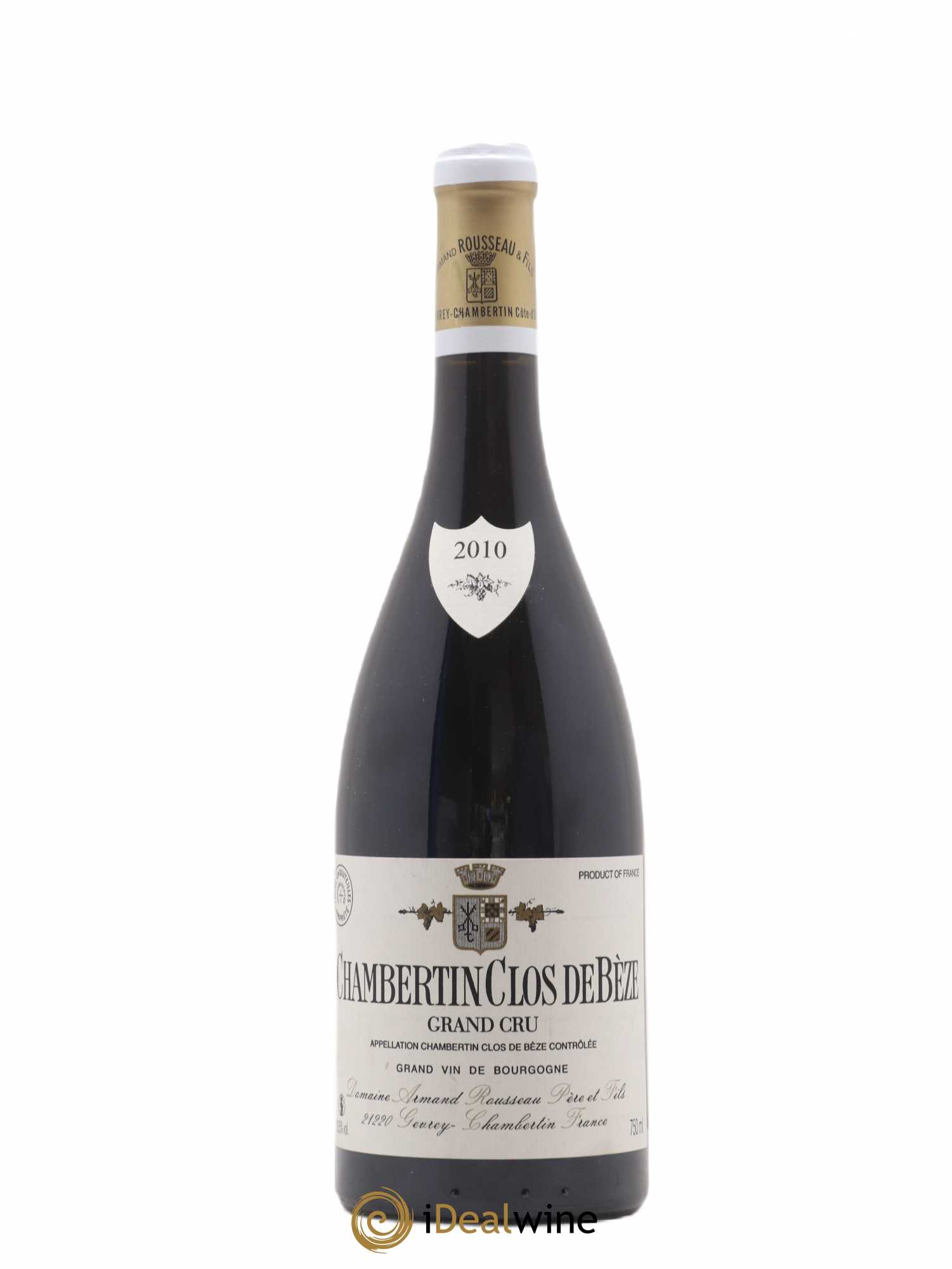 Chambertin Clos de Bèze Grand Cru Armand Rousseau (Domaine) 2010 - Lot de 1 bouteille - 0