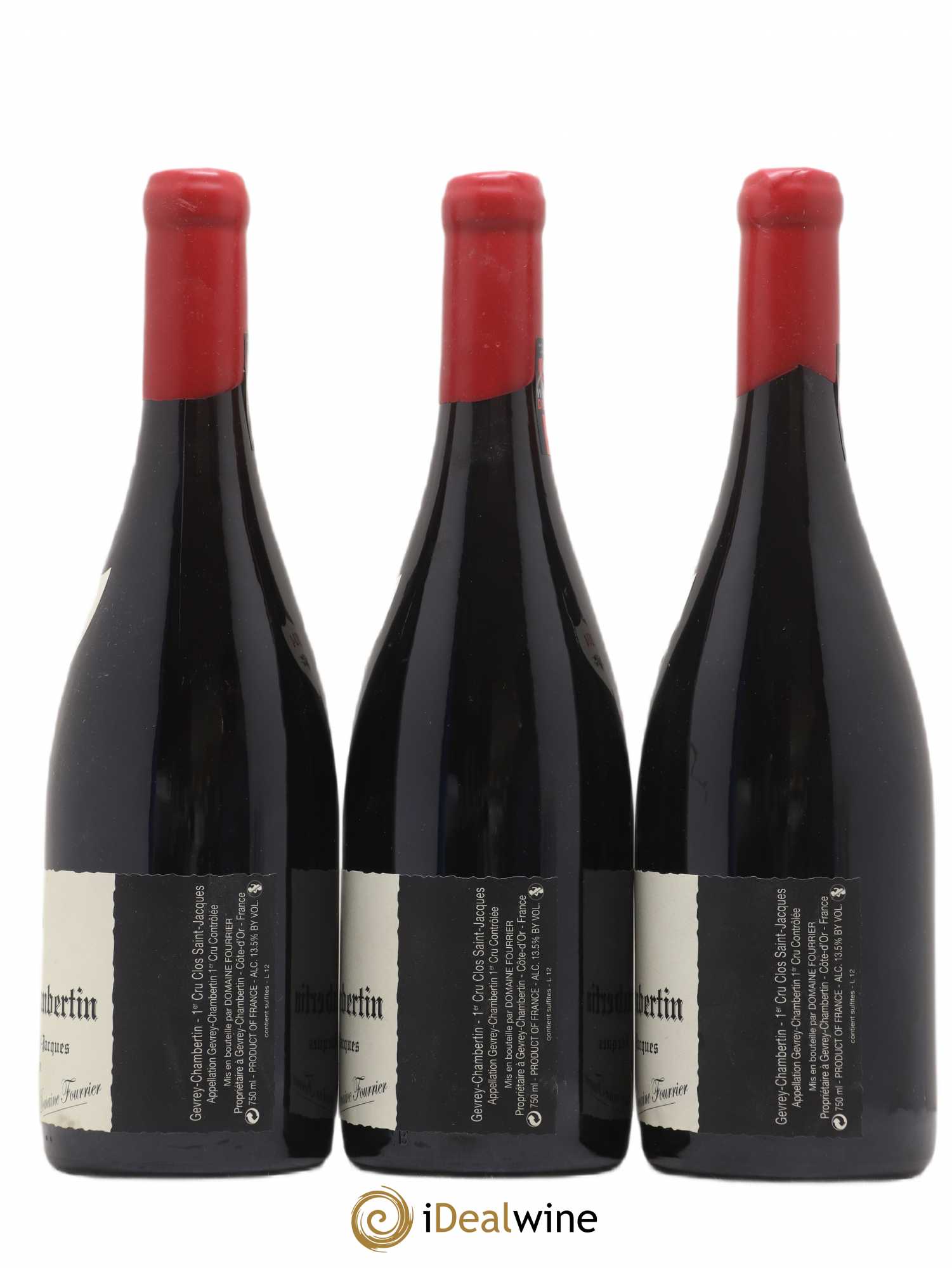 Gevrey-Chambertin 1er Cru Clos Saint-Jacques Vieille Vigne Fourrier (Domaine) 2014 - Lot de 3 bouteilles - 1