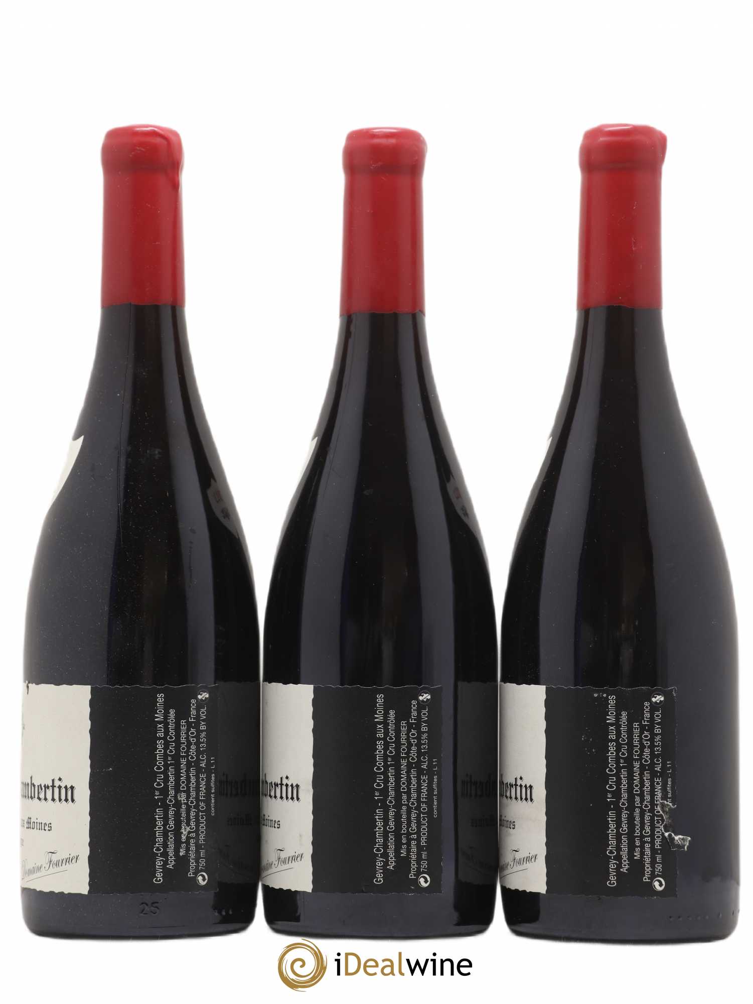 Gevrey-Chambertin 1er Cru Combe aux Moines Vieilles Vignes Fourrier (Domaine) 2013 - Lot de 3 bouteilles - 1