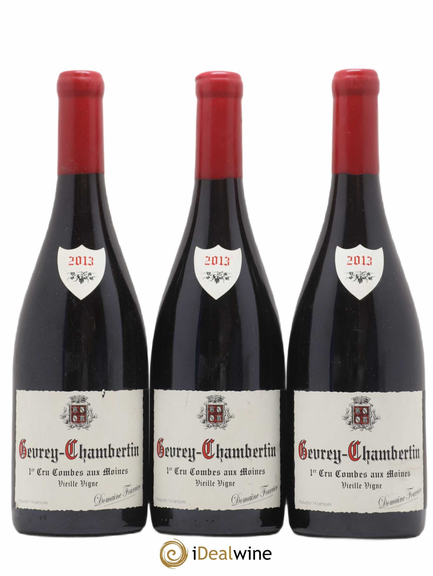 Gevrey-Chambertin 1er Cru Combe aux Moines Vieilles Vignes Fourrier (Domaine) 2013 - Lot de 3 bouteilles - 0