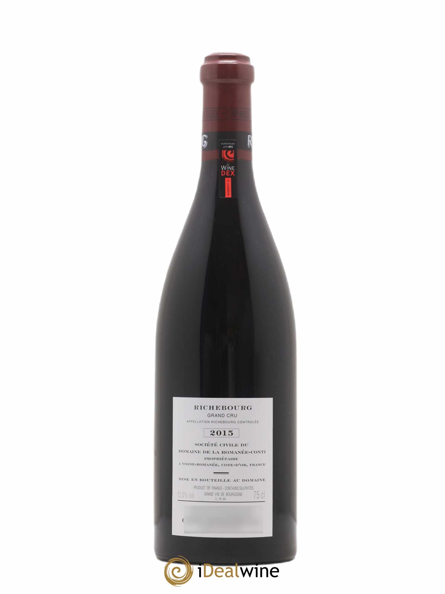 Richebourg Grand Cru Domaine de la Romanée-Conti 2015 - Posten von 1 Flasche - 1