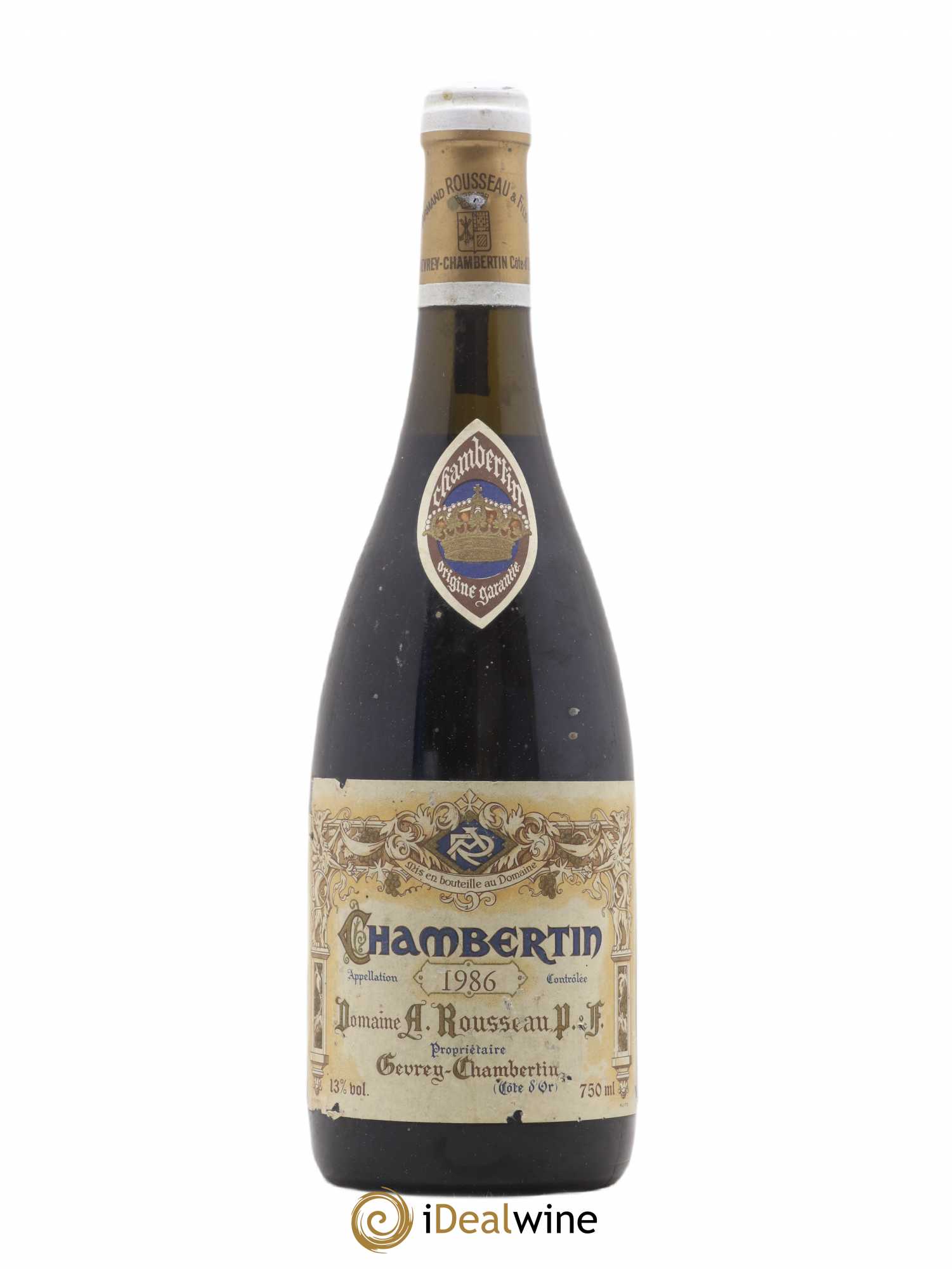 Chambertin Grand Cru Armand Rousseau (Domaine) 1986 - Lot de 1 bouteille - 0
