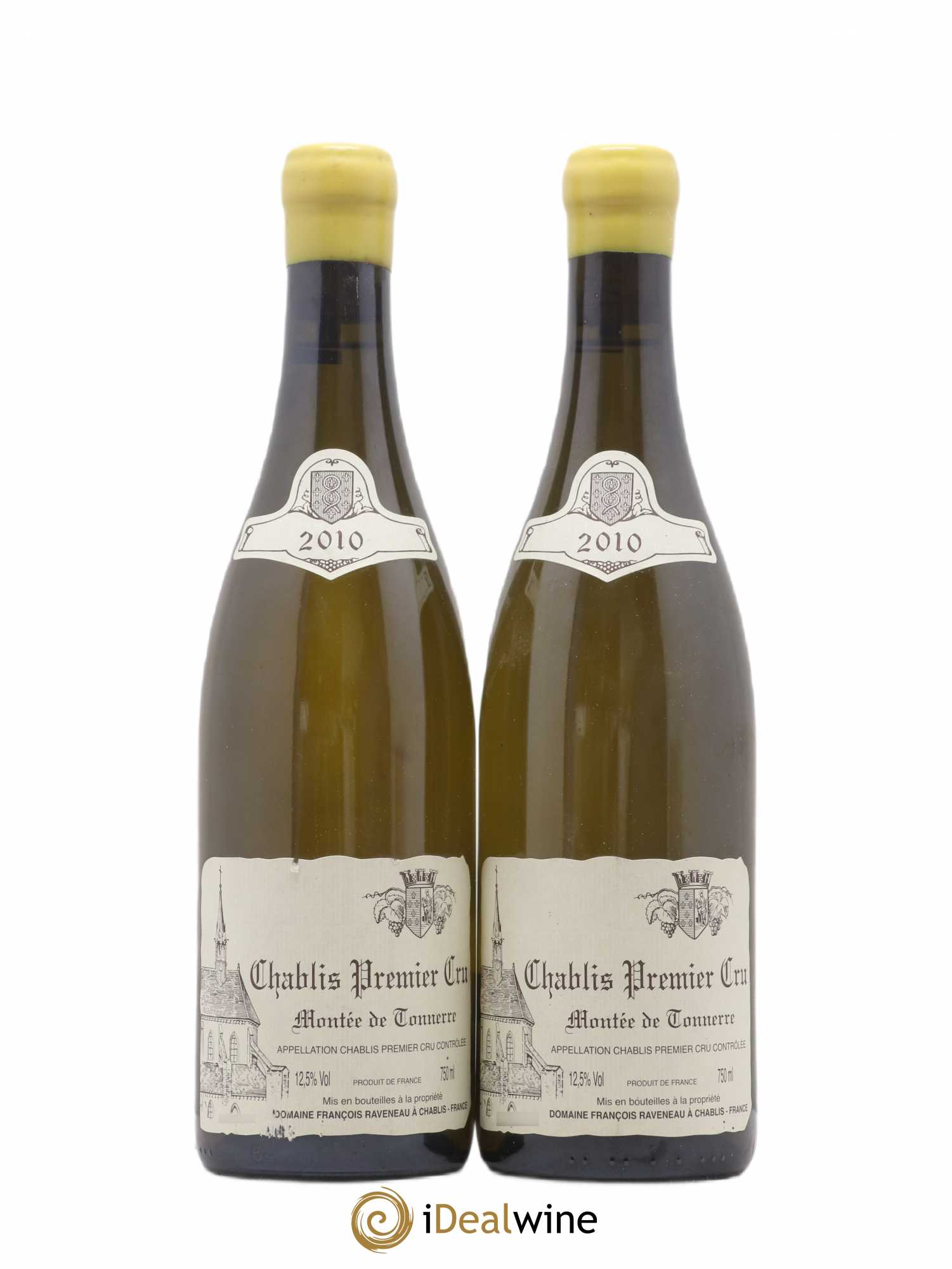 Chablis 1er Cru Montée de Tonnerre Raveneau (Domaine) 2010 - Lot de 2 bouteilles - 0