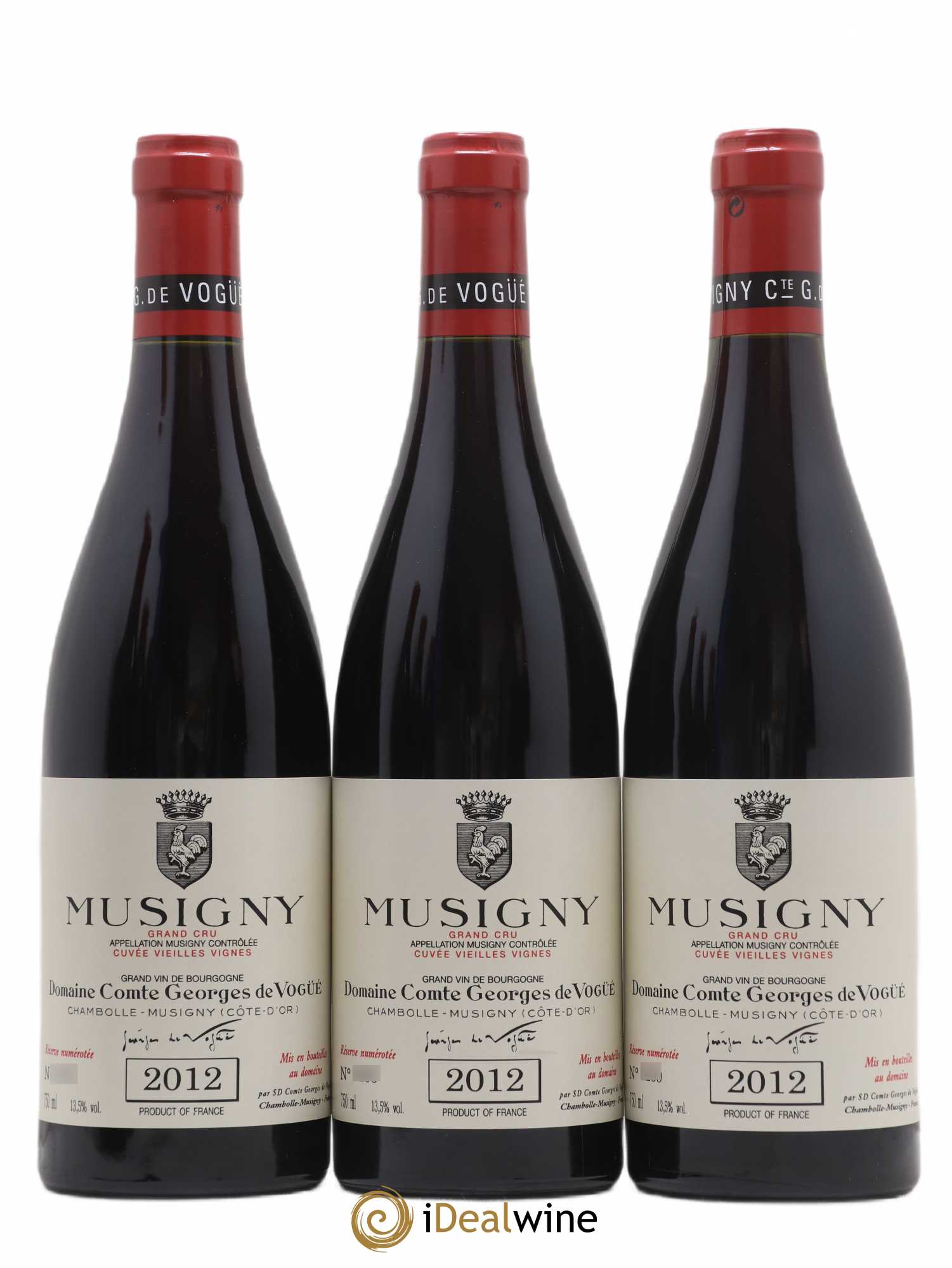 Musigny Grand Cru Cuvée Vieilles Vignes Comte Georges de Vogüé 2012 - Lot de 6 bouteilles - 3