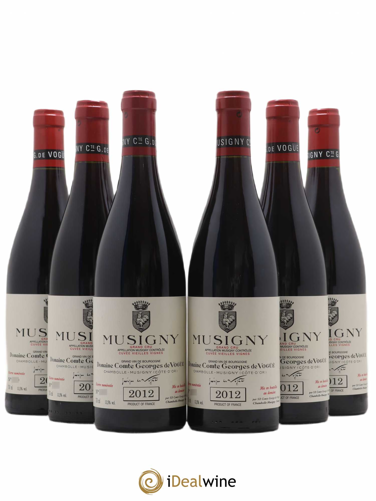 Musigny Grand Cru Cuvée Vieilles Vignes Comte Georges de Vogüé 2012 - Lot de 6 bouteilles - 0