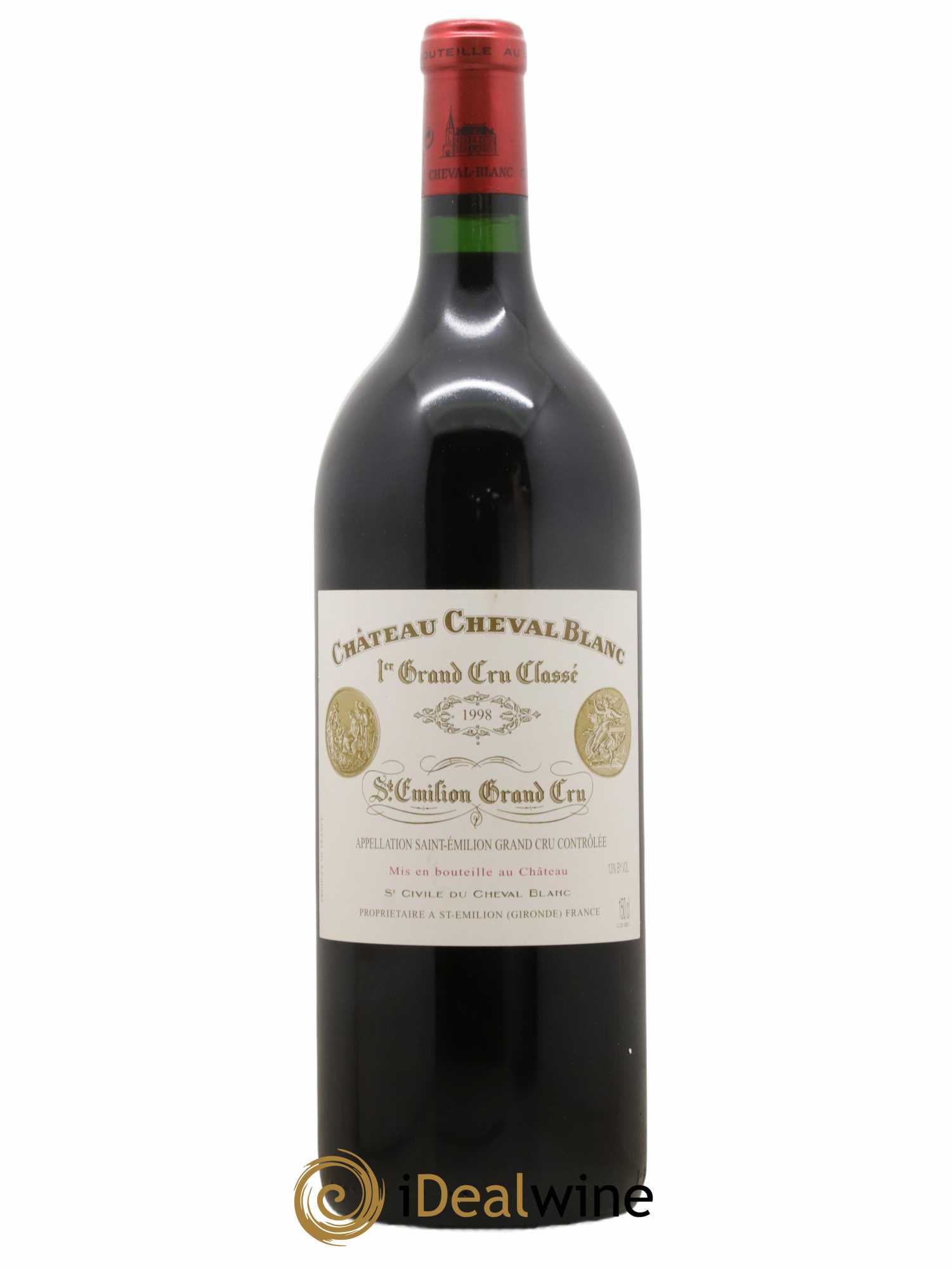 Château Cheval Blanc 1er Grand Cru Classé A 1998 - Lot de 1 magnum - 0
