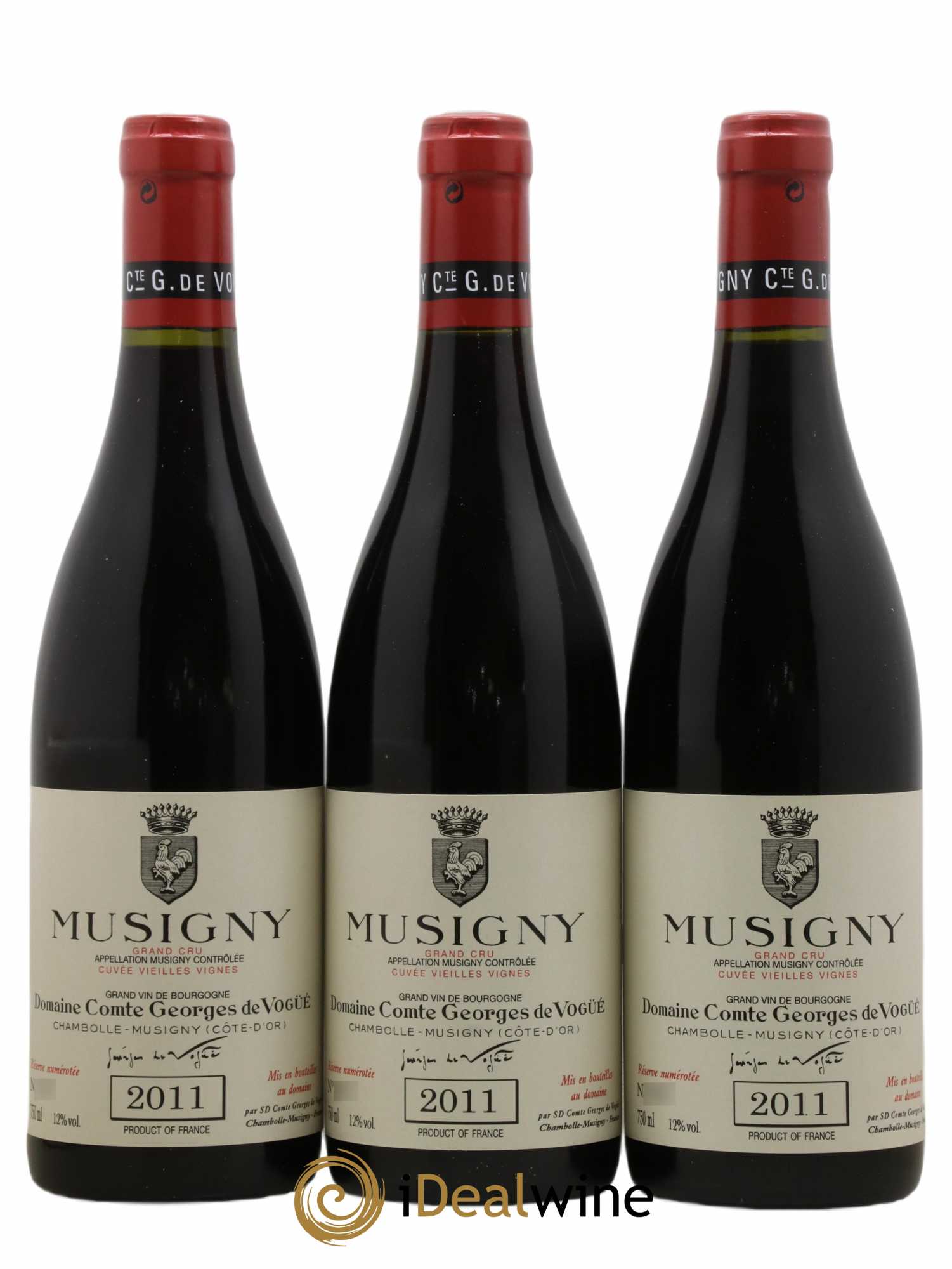 Musigny Grand Cru Cuvée Vieilles Vignes Comte Georges de Vogüé 2011 - Lot de 6 bouteilles - 2