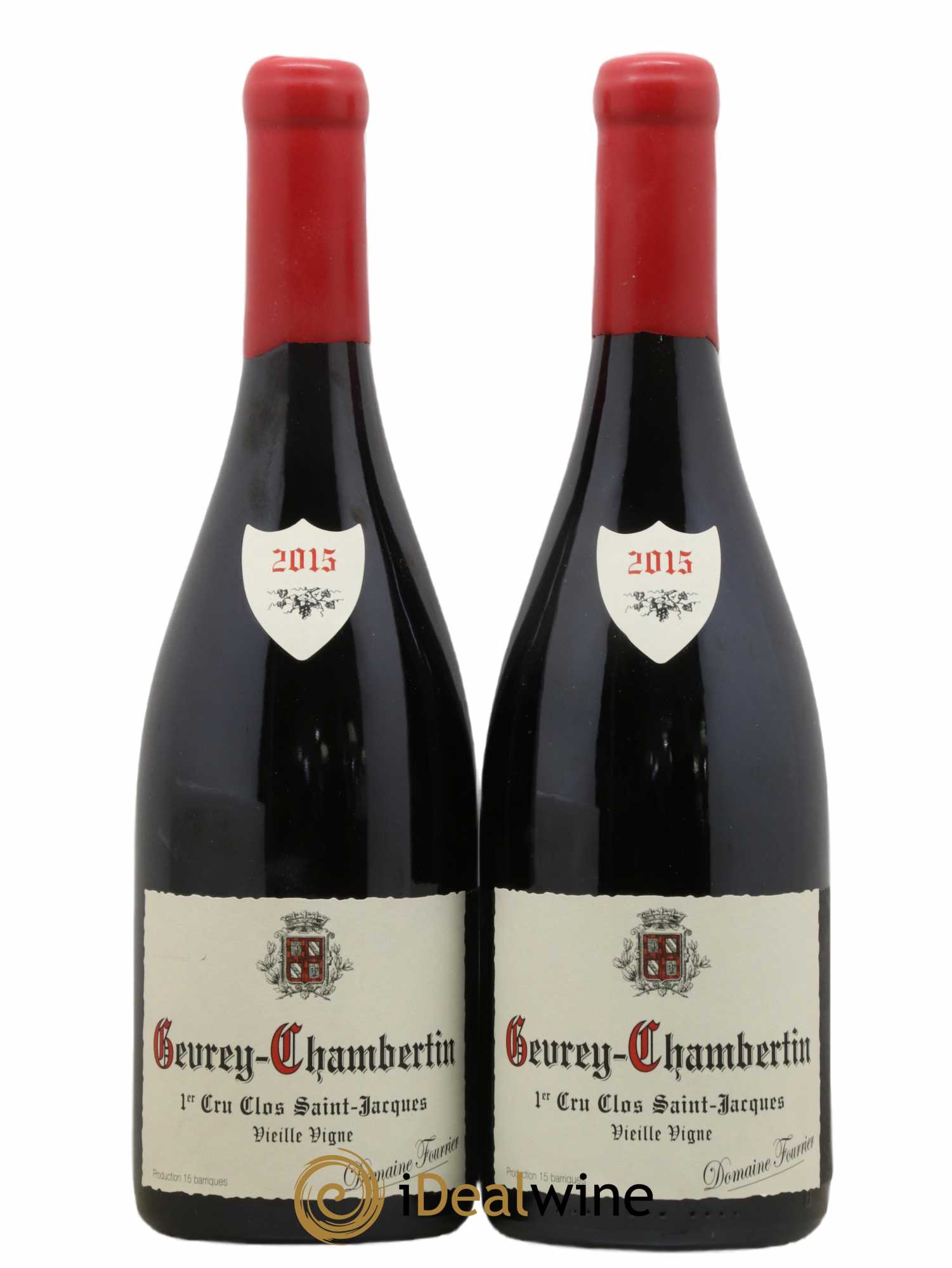 Gevrey-Chambertin 1er Cru Clos Saint-Jacques Vieille Vigne Fourrier (Domaine) 2015 - Lot de 2 bouteilles - 0