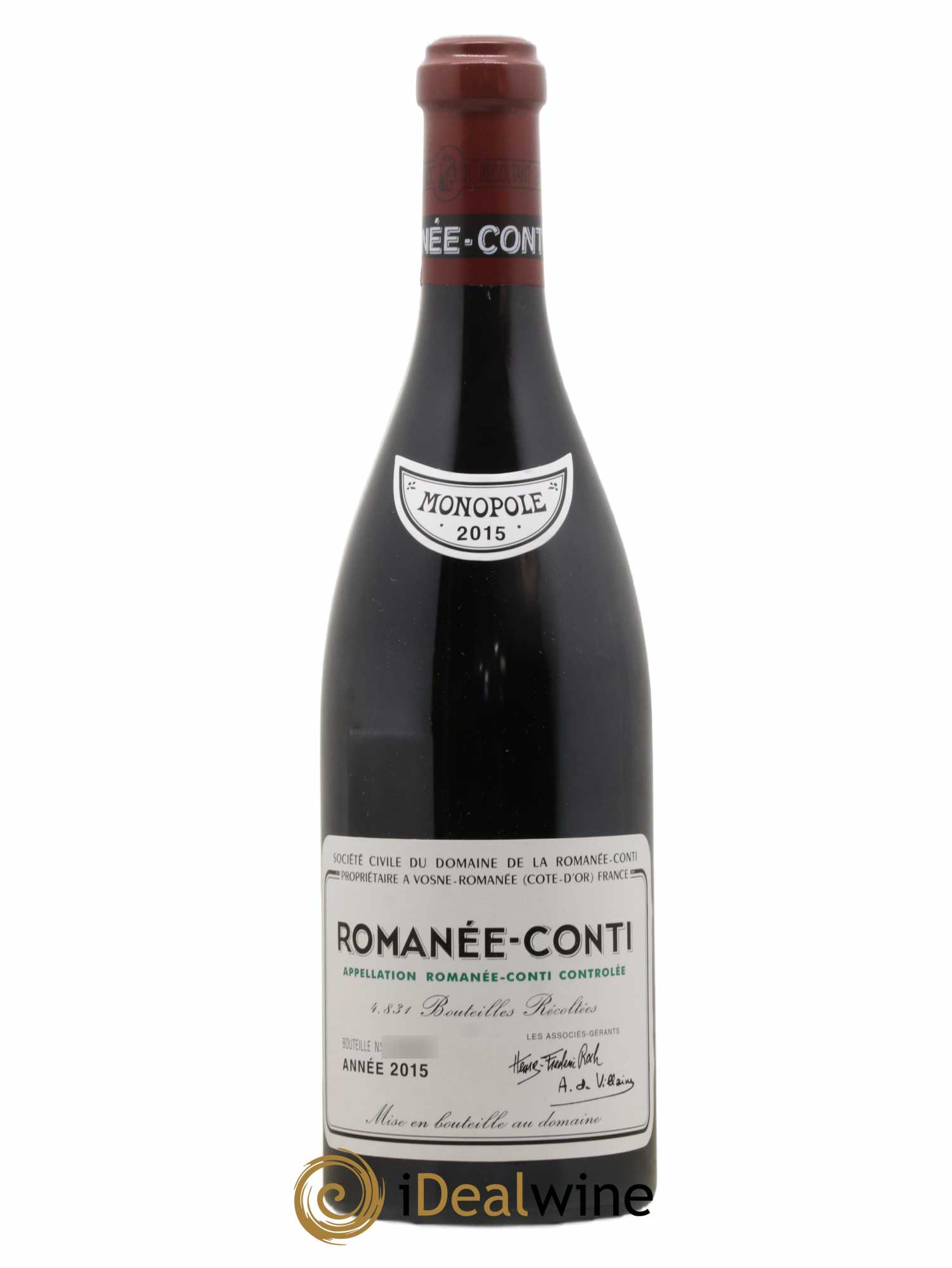 Romanée-Conti Grand Cru Domaine de la Romanée-Conti 2015 - Lotto di 1 bottiglia - 0