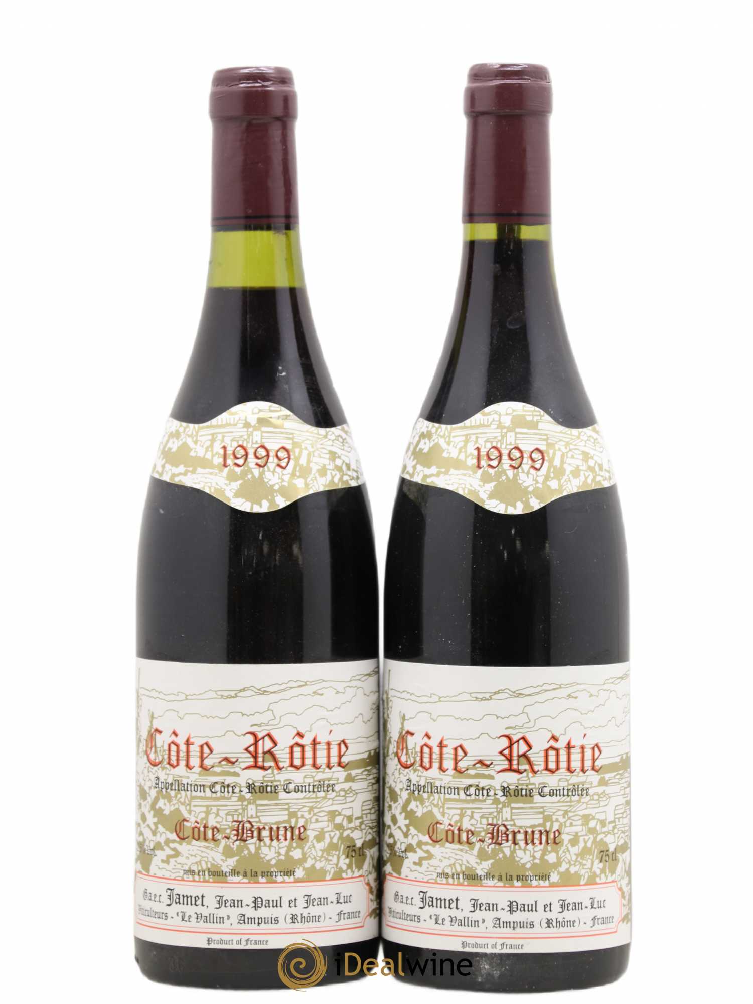 Côte-Rôtie Côte Brune Jamet (Domaine) 1999 - Lot de 2 bouteilles - 0