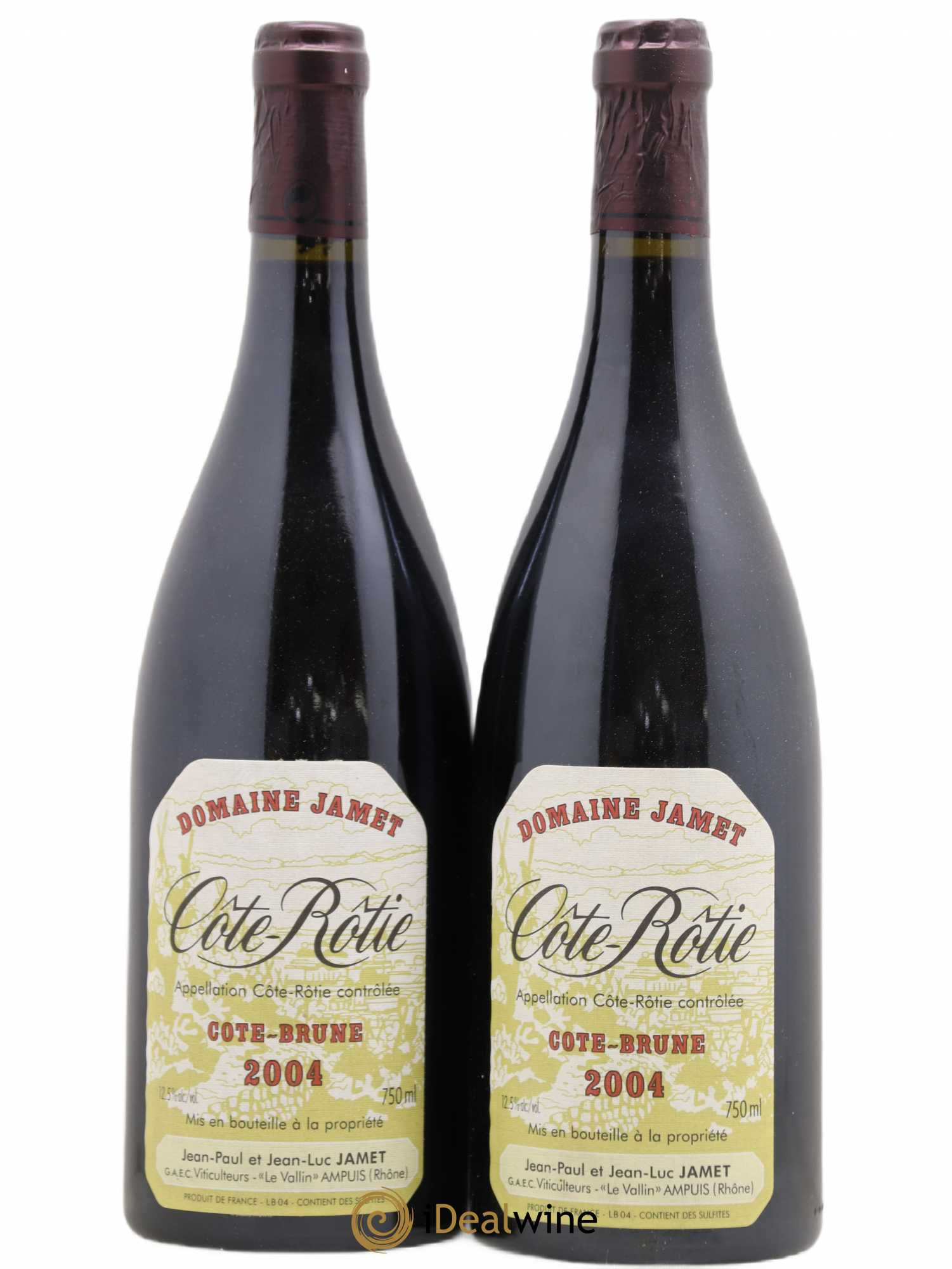 Côte-Rôtie Côte Brune Jamet (Domaine) 2004 - Lot de 2 bouteilles - 0