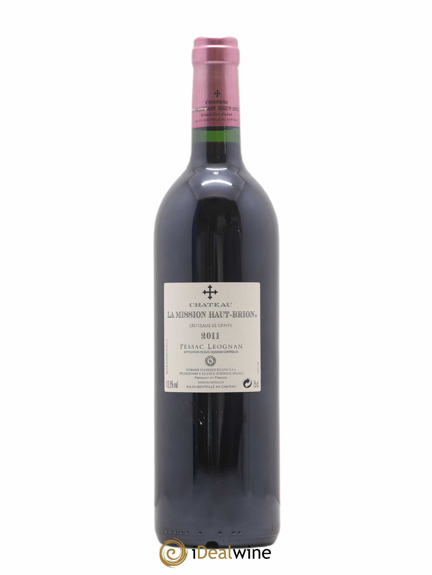 Château la Mission Haut-Brion Cru Classé de Graves 2011 - Lot de 1 bouteille - 1
