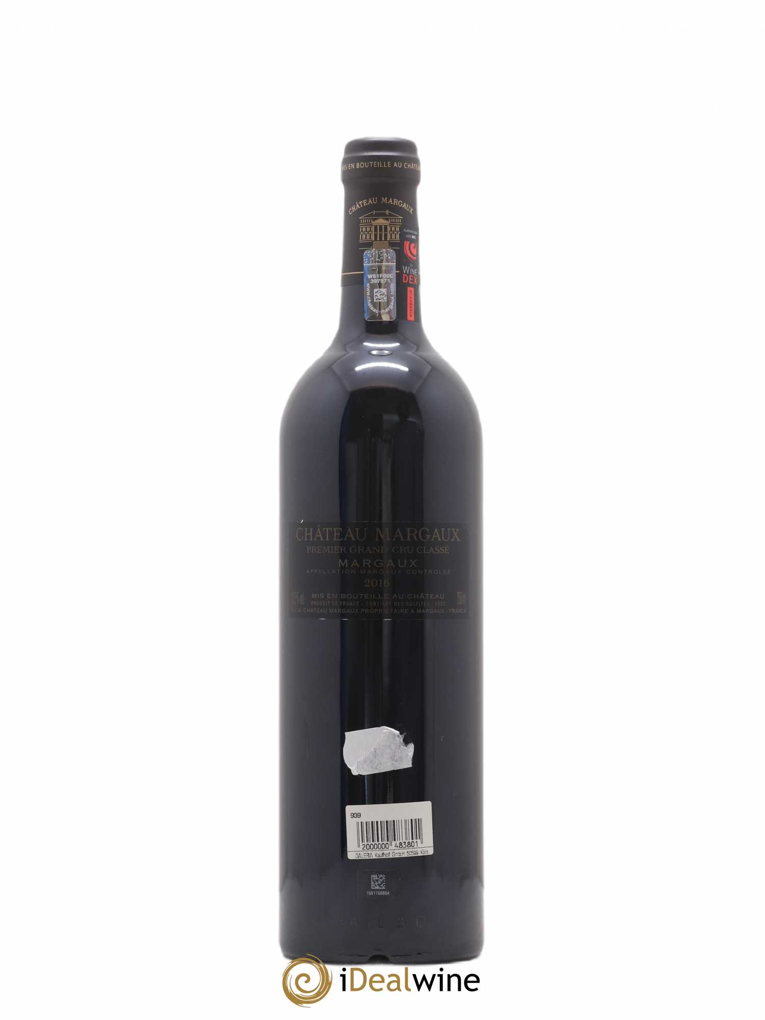 Château Margaux 1er Grand Cru Classé 2016 - Lot de 1 bouteille - 1