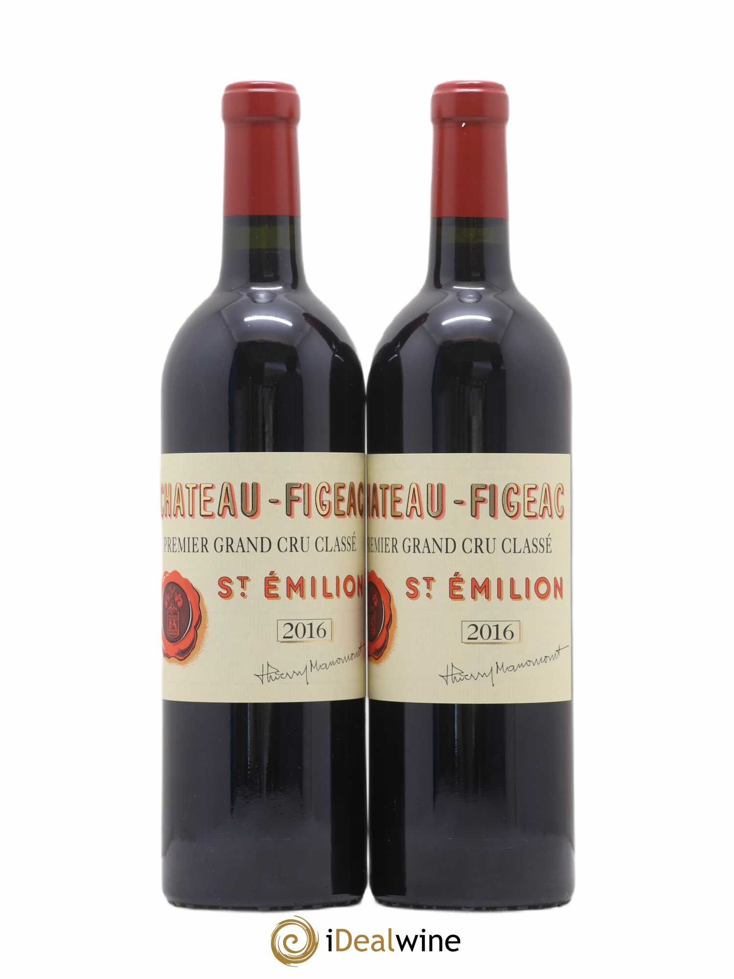 Château Figeac 1er Grand Cru Classé A 2016 - Lot de 2 bouteilles - 0