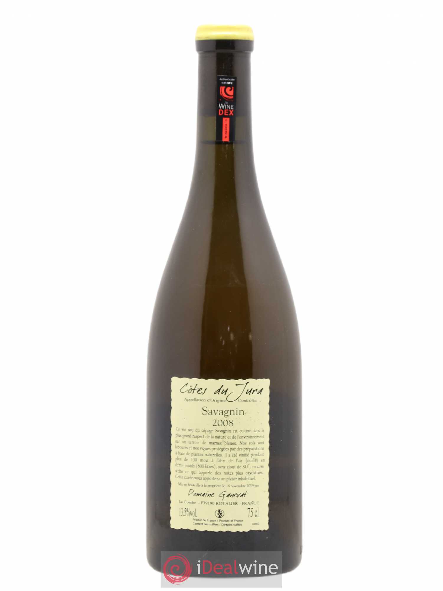 Côtes du Jura Les Vignes de mon Père Jean-François Ganevat (Domaine) 2008 - Lot de 1 bouteille - 1