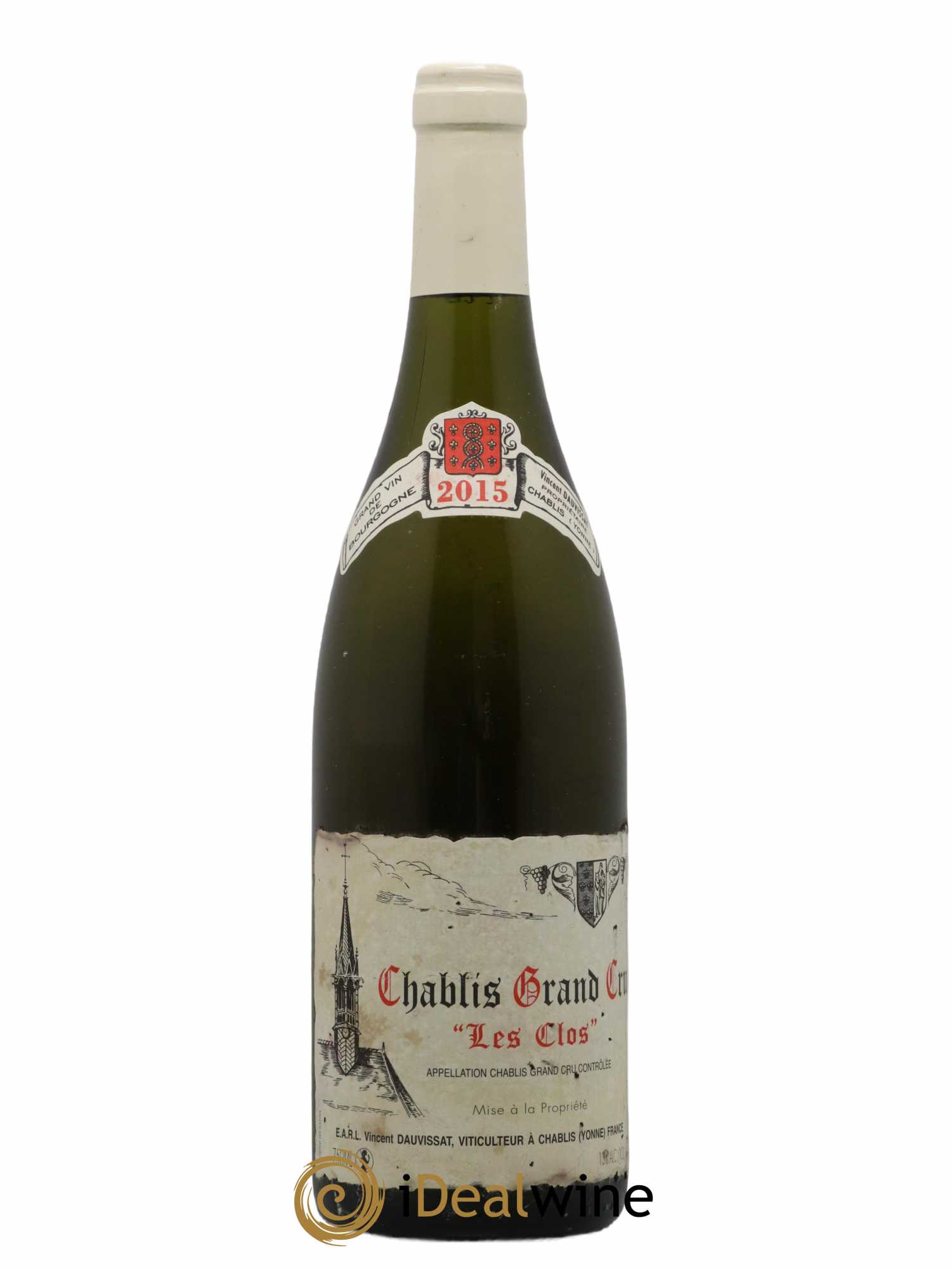 Chablis Grand Cru Les Clos Vincent Dauvissat (Domaine) 2015 - Lot de 1 bouteille - 0