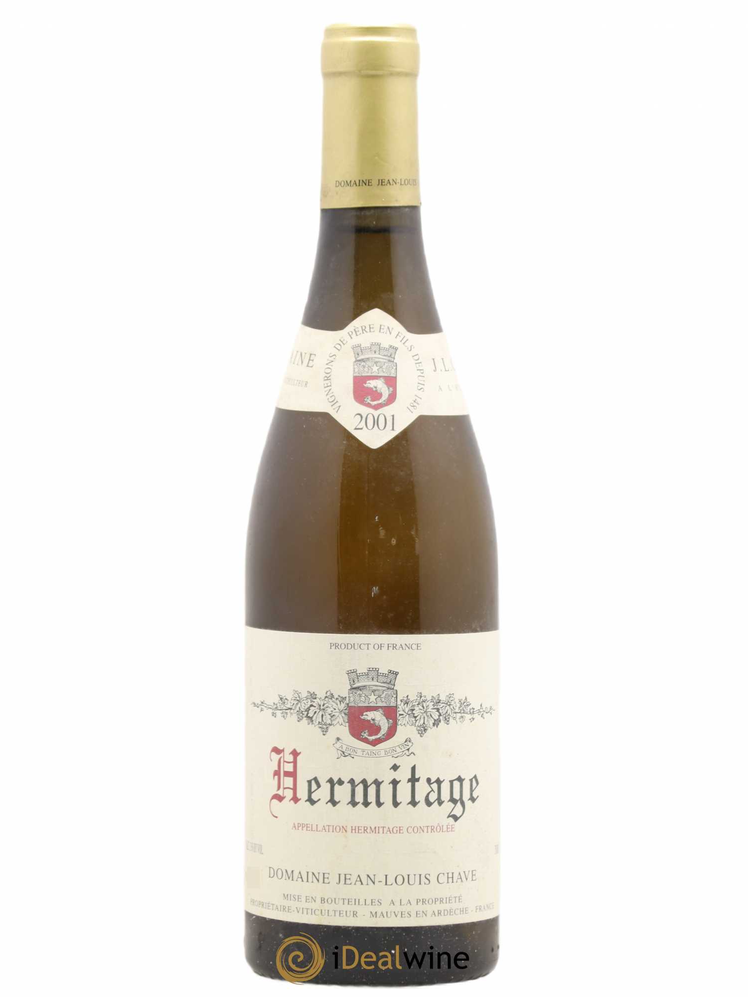 Hermitage Jean-Louis Chave 2001 - Lot de 1 bouteille - 0