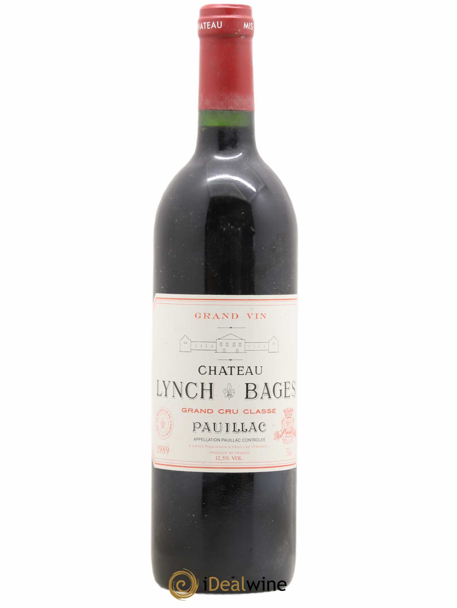 Château Lynch Bages 5ème Grand Cru Classé 1989 - Lot de 1 bouteille - 0