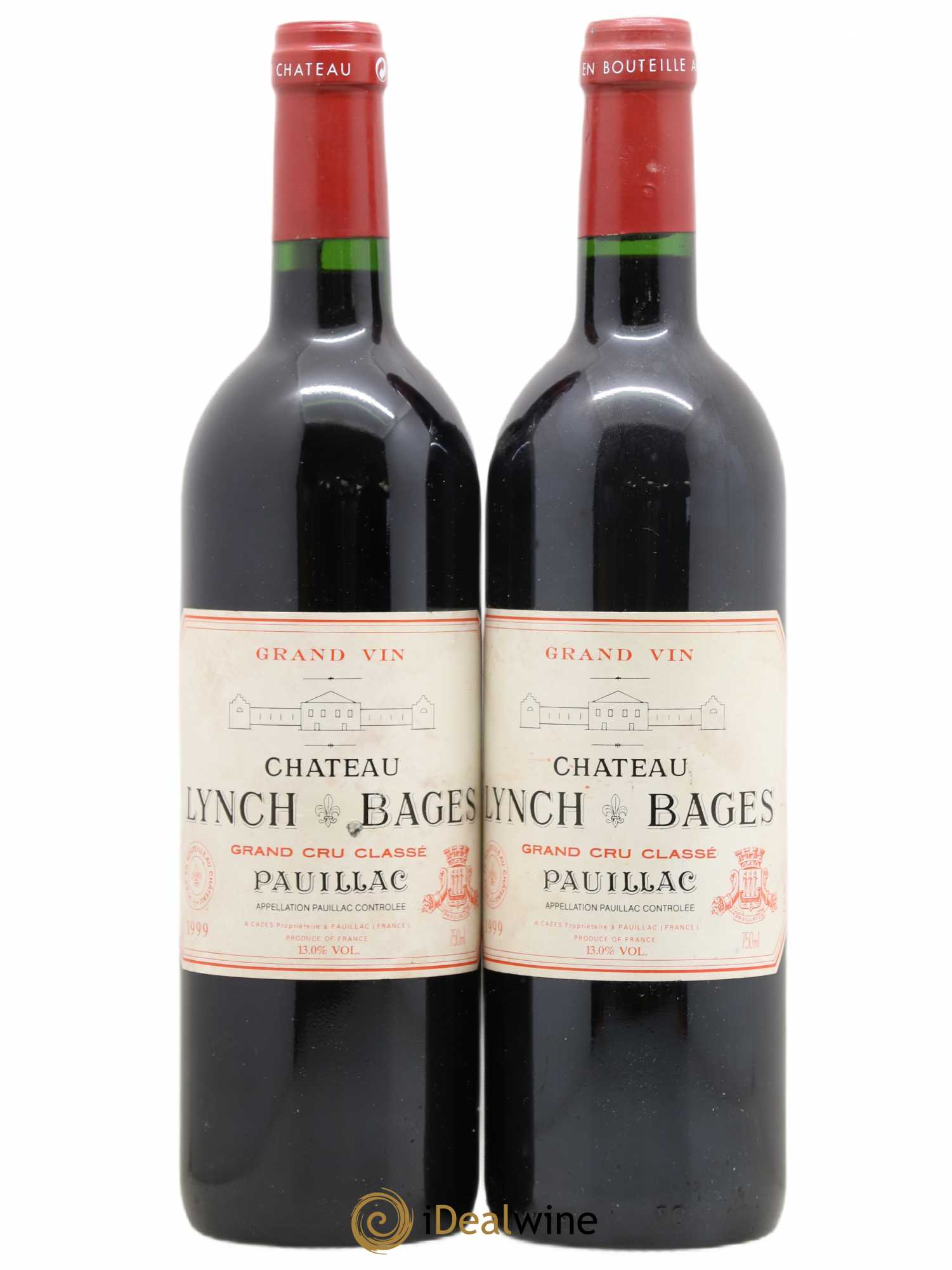 Château Lynch Bages 5ème Grand Cru Classé 1999 - Lot de 2 bouteilles - 0