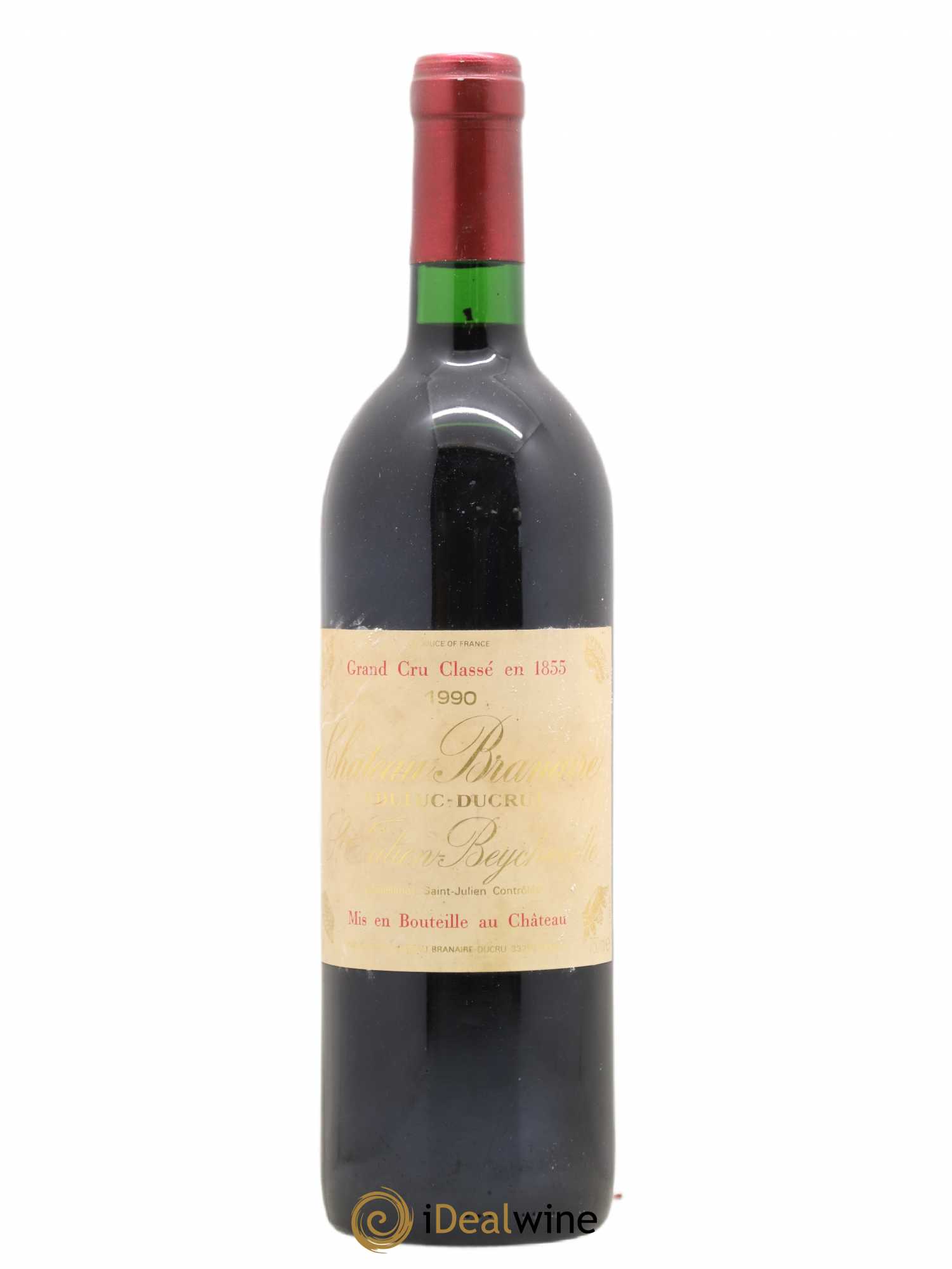 Château Branaire Ducru 4ème Grand Cru Classé 1990 - Lot de 1 bouteille - 0