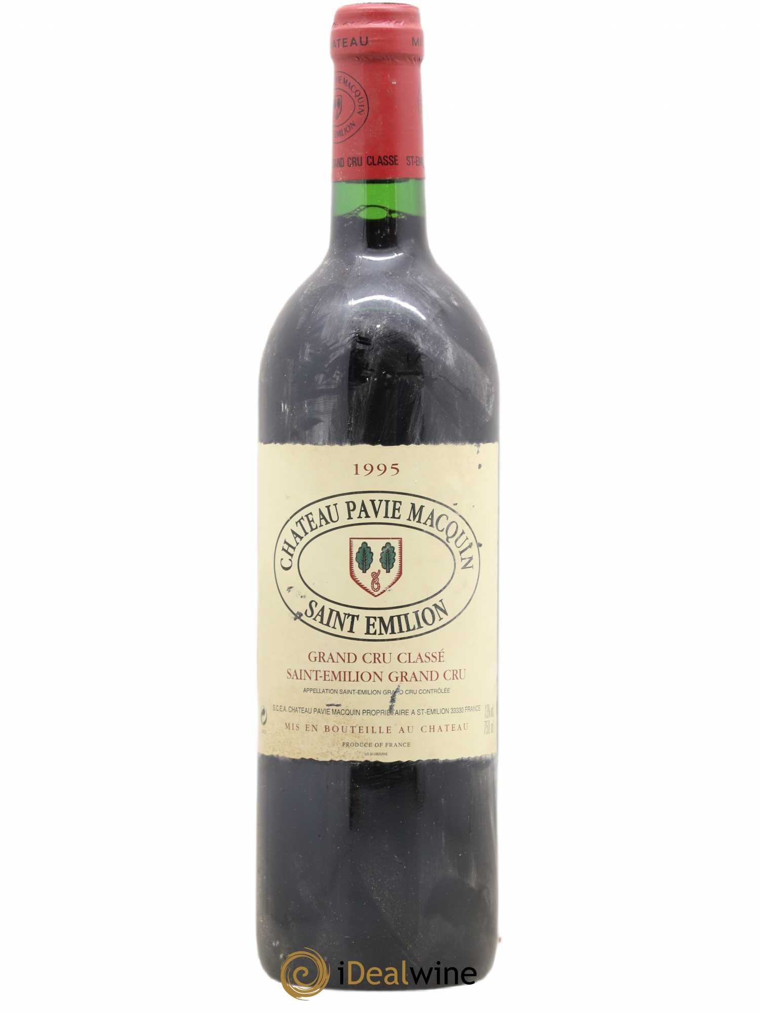 Château Pavie Macquin 1er Grand Cru Classé B 1995 - Lot de 1 bouteille - 0