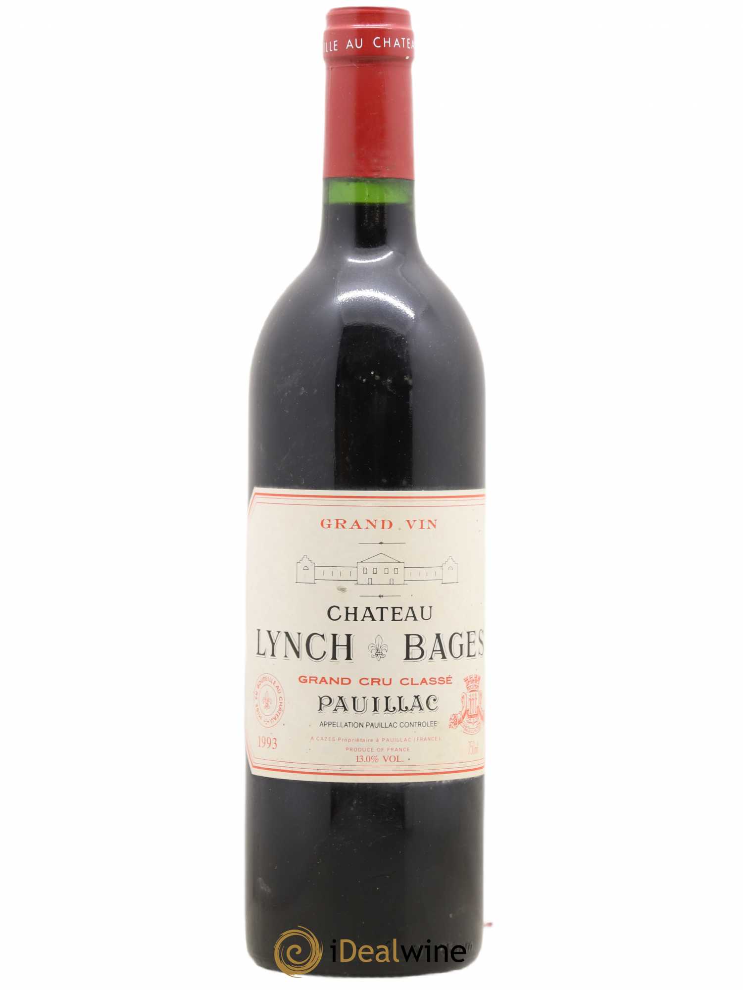 Château Lynch Bages 5ème Grand Cru Classé 1993 - Lot de 1 bouteille - 0