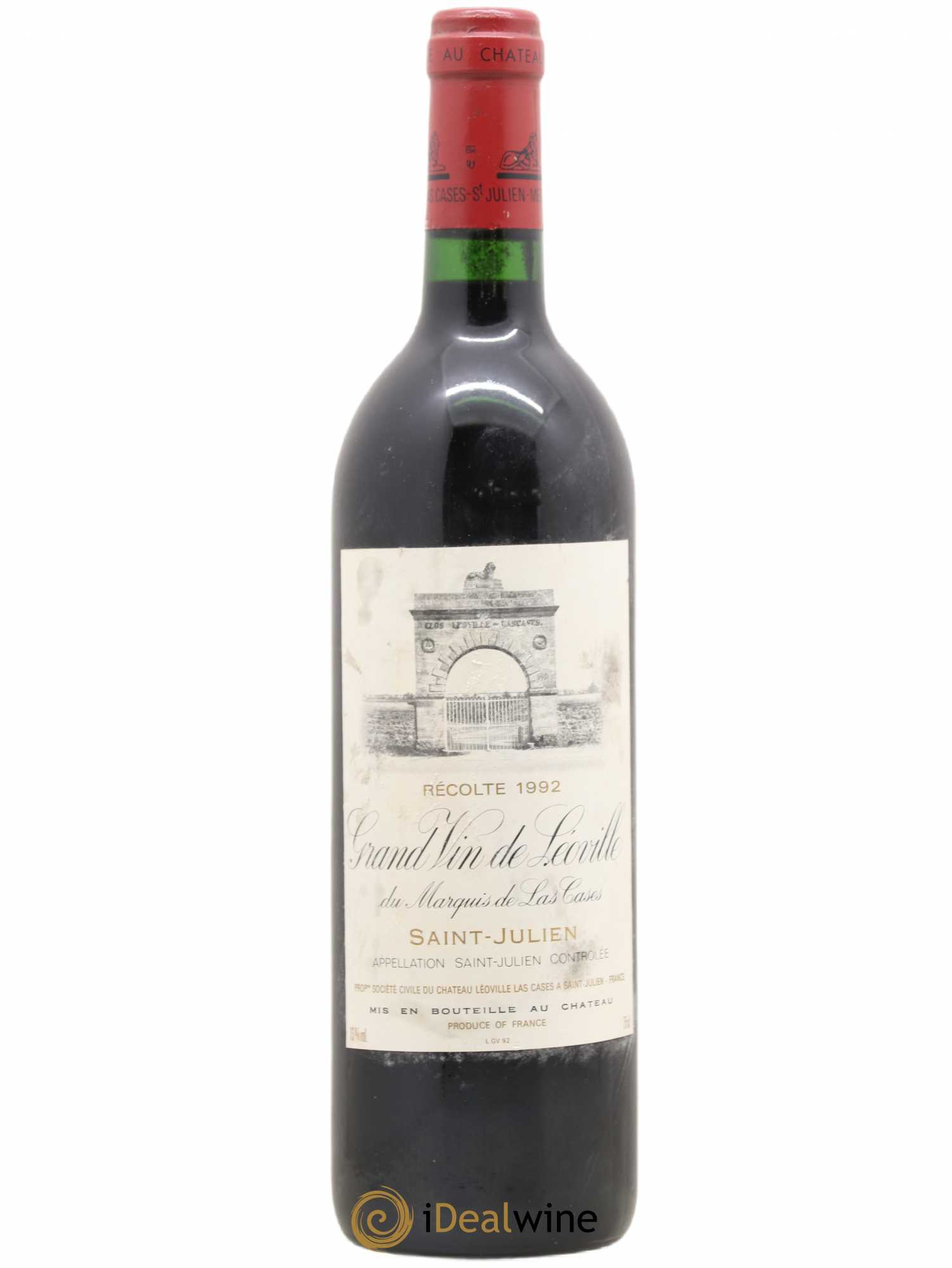 Château Léoville Las Cases 2ème Grand Cru Classé 1992 - Lot de 1 bouteille - 0