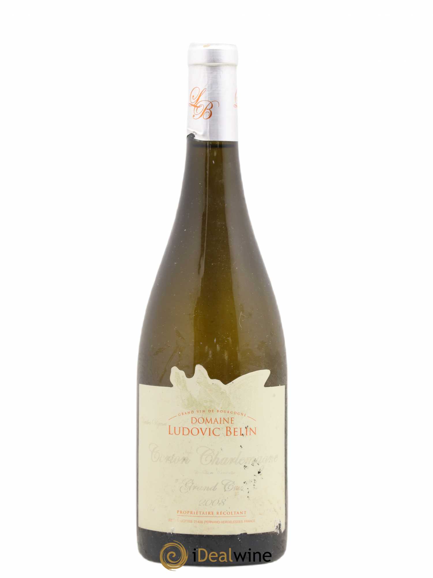 Corton-Charlemagne Grand Cru Vieilles Vignes Ludovic Belin 2008 - Lot de 1 bouteille - 0