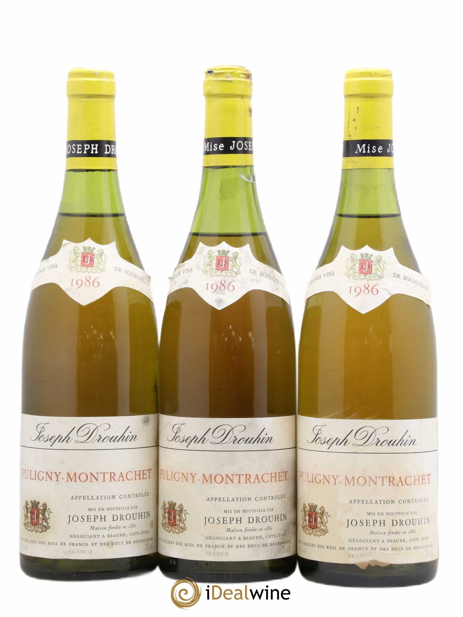 Puligny-Montrachet Drouhin 1986 - Lot de 3 bouteilles - 0