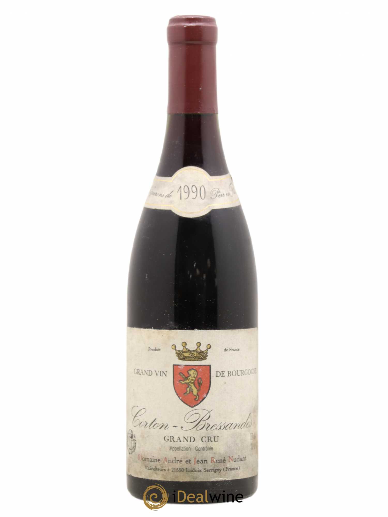 Corton Grand Cru Bressandes Nudant 1990 - Posten von 1 Flasche - 0
