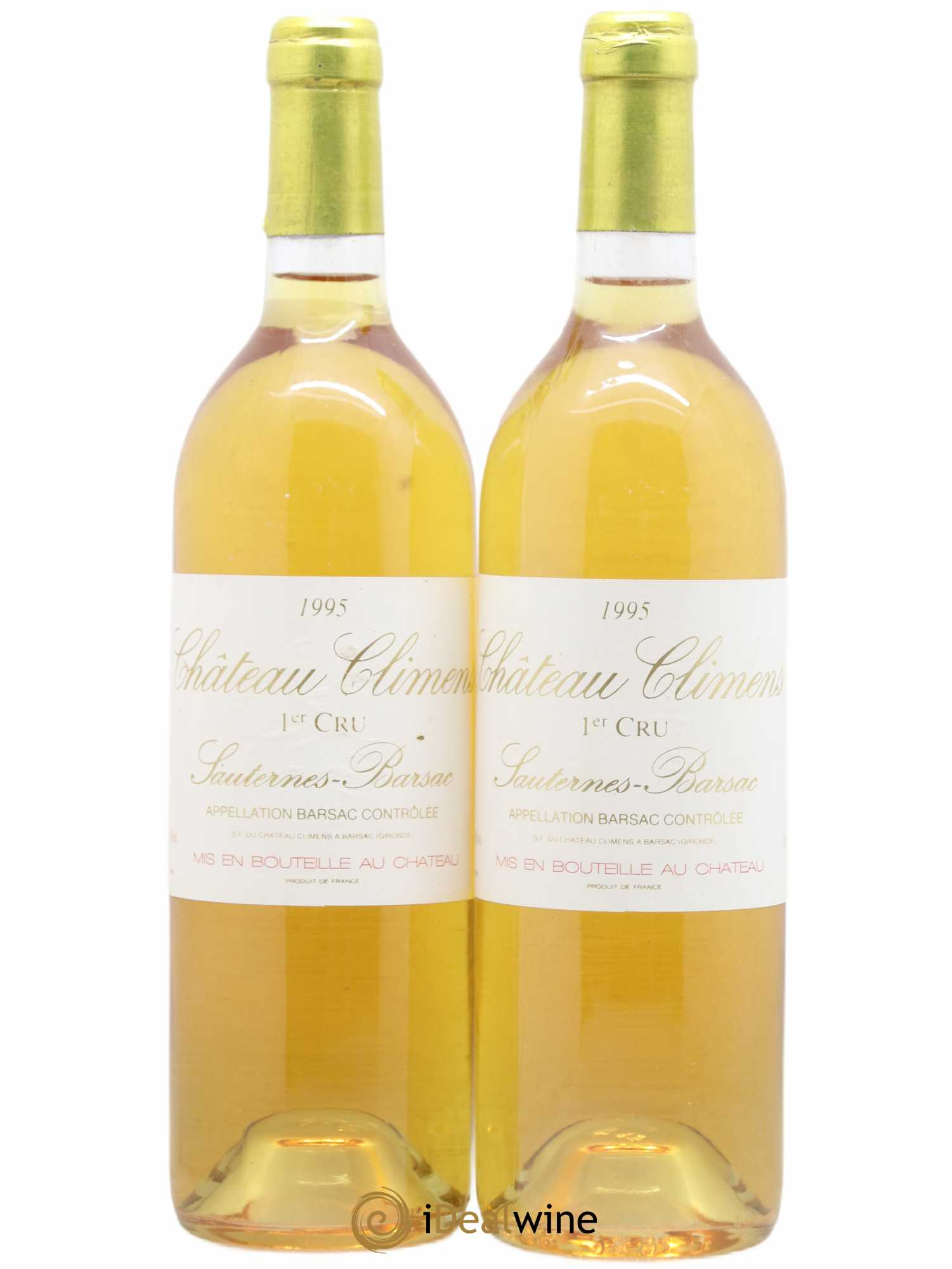 Château Climens 1er Grand Cru Classé 1995 - Lotto di 2 bottiglie - 0