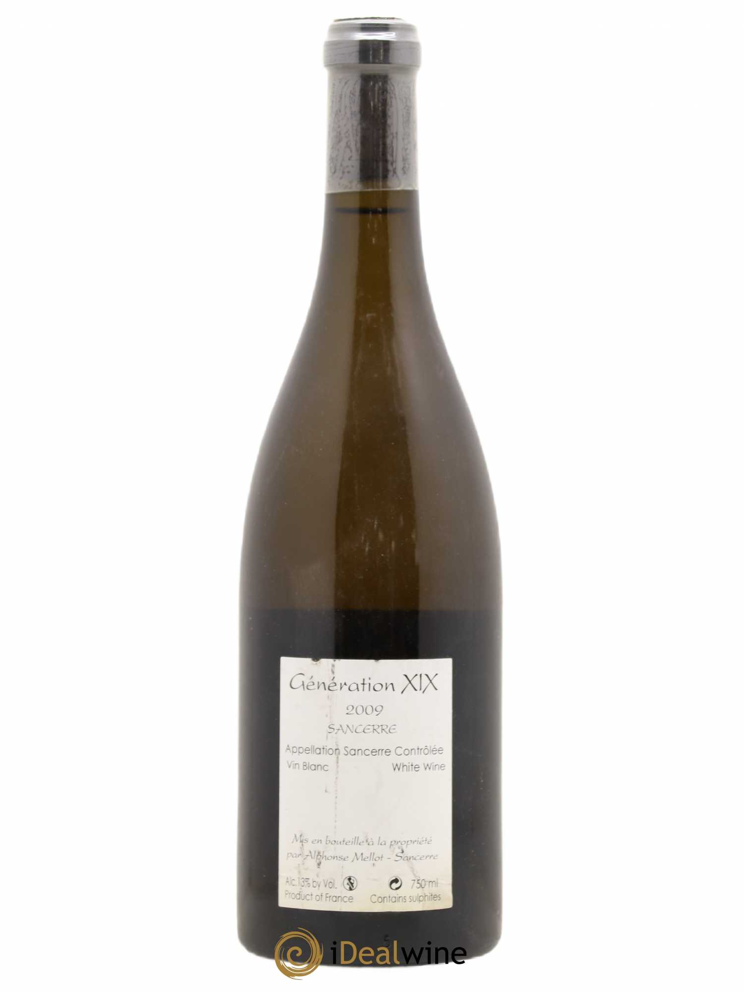 Sancerre Génération XIX Alphonse Mellot 2009 - Lot de 1 bouteille - 1