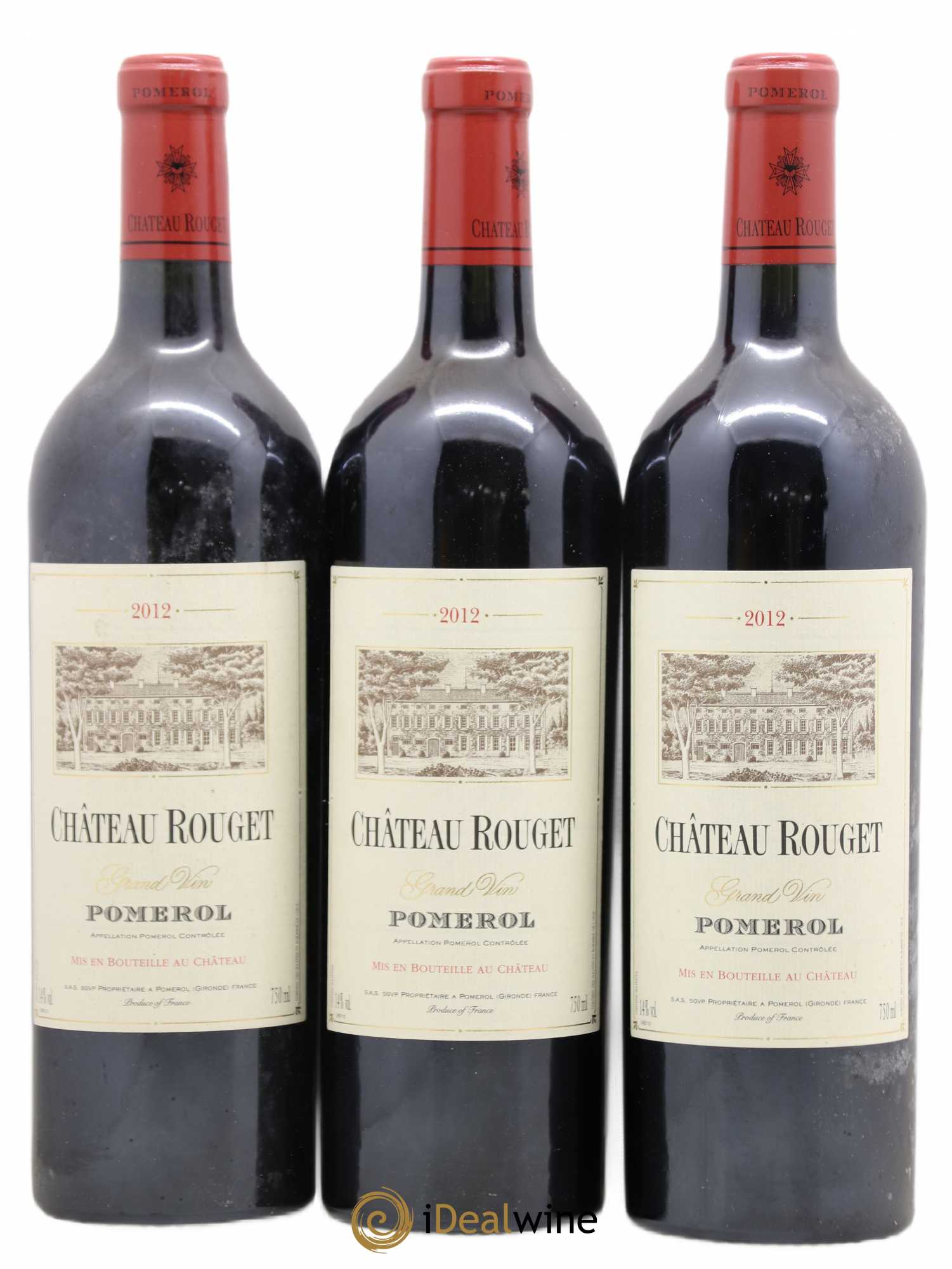 Château Rouget 2012 - Lotto di 3 bottiglie - 0